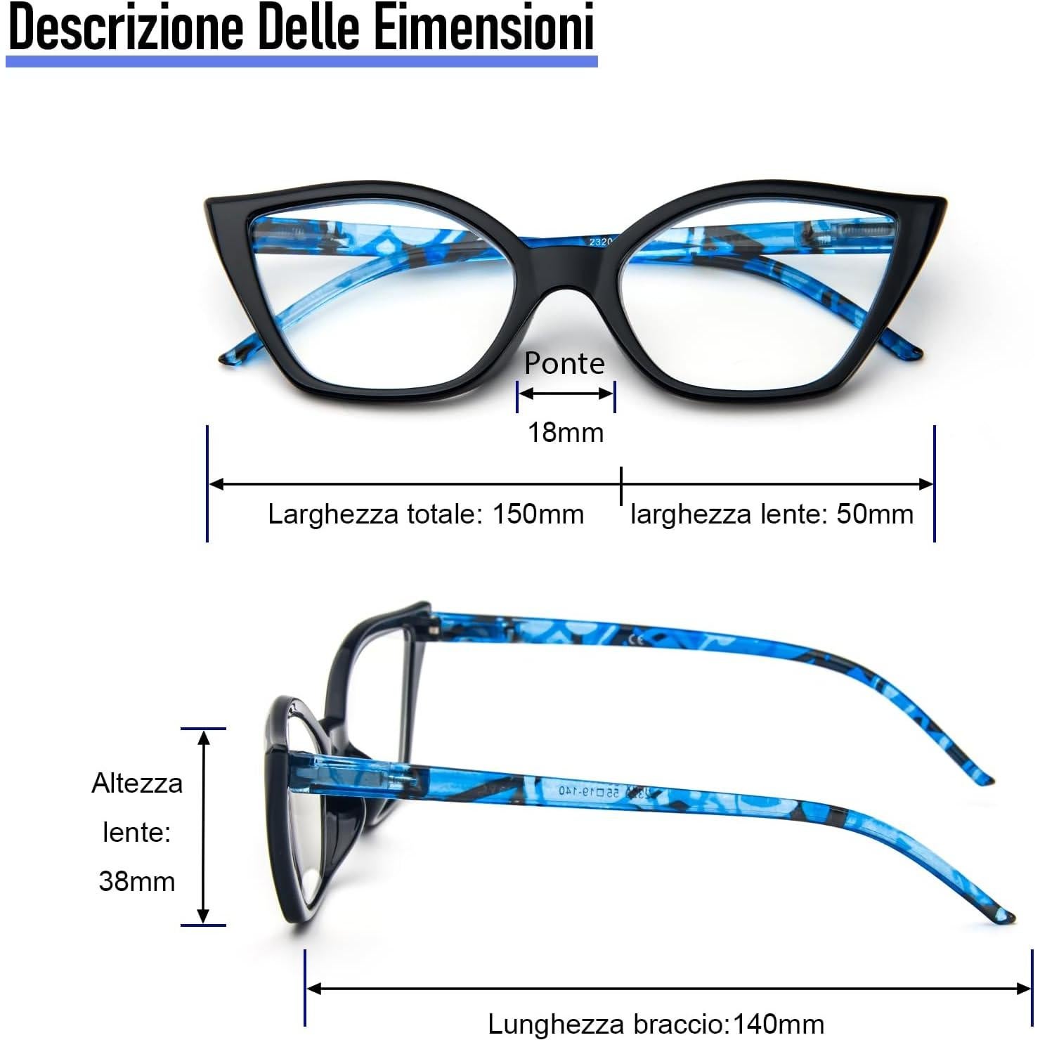 Gafas de Lectura DXYXYO Ojo de Gato 3 Paquetes Anti Luz Azul