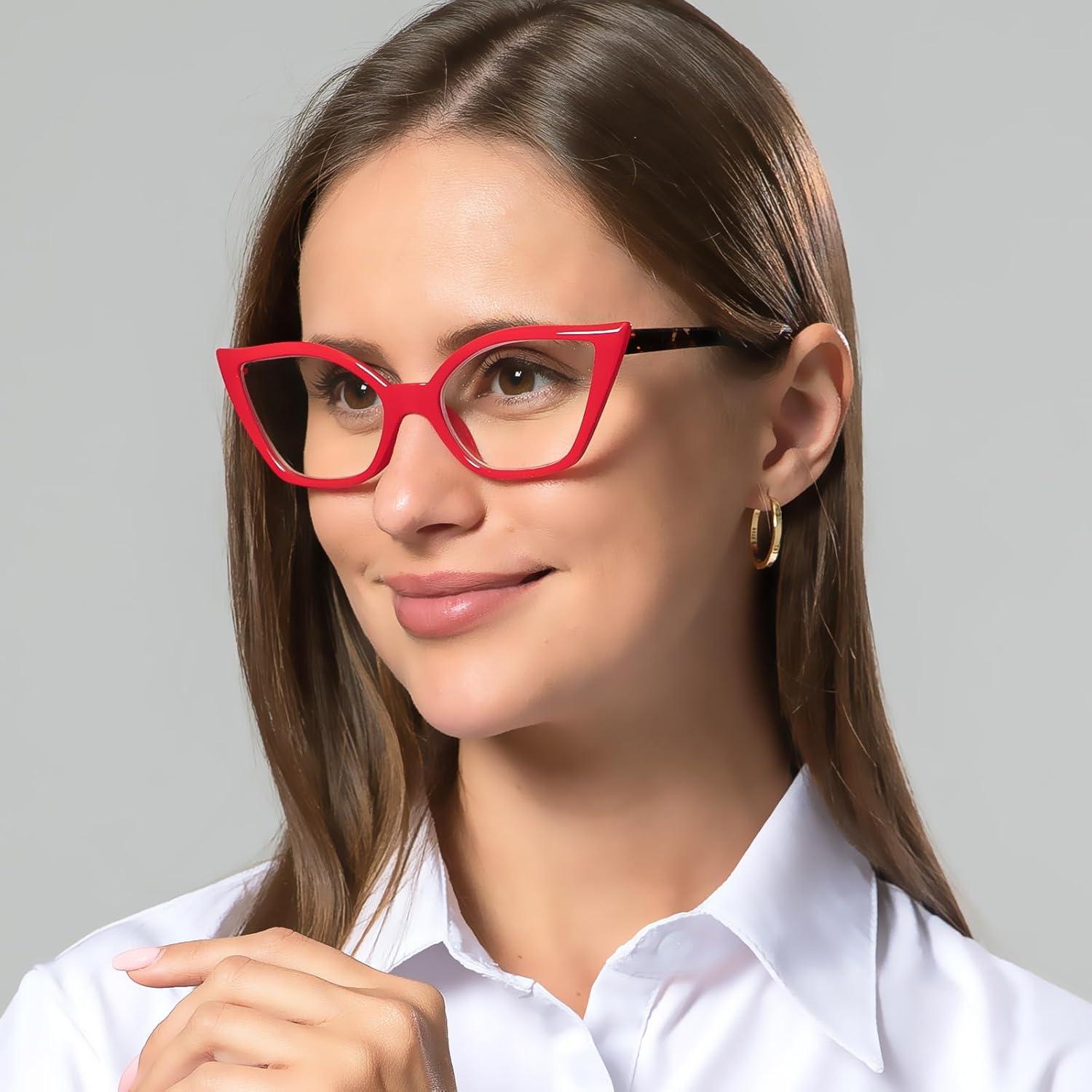 Gafas de Lectura DXYXYO Ojo de Gato 3 Paquetes Anti Luz Azul