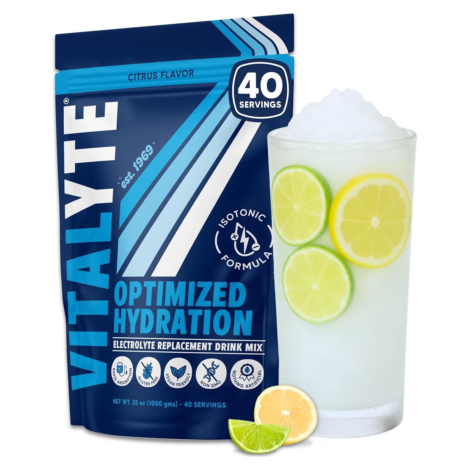 Mezcla de Bebida en Polvo Vitalyte 992g - Electrolitos Cítricos