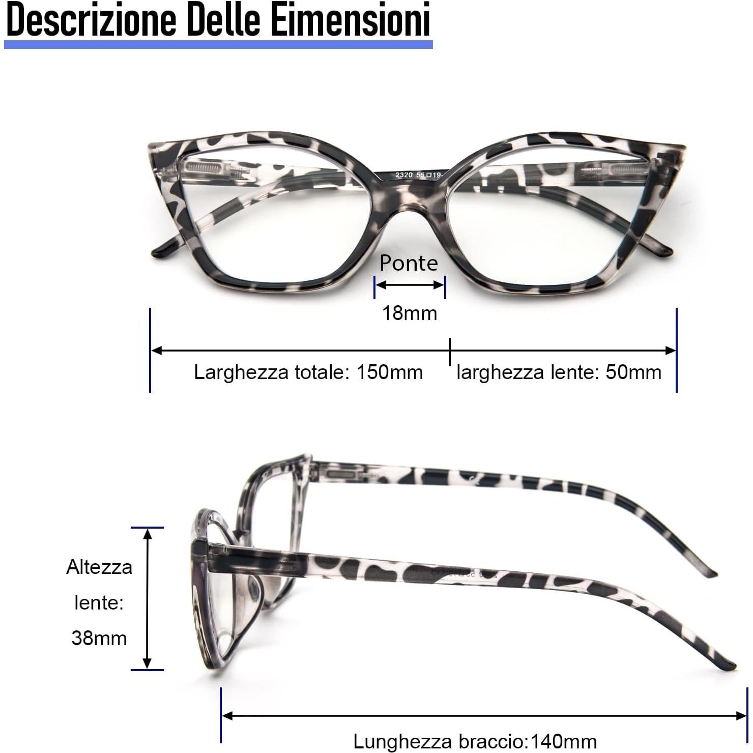 Gafas de Lectura DXYXYO Cat Eye 3 Paquetes Anti Luz Azul
