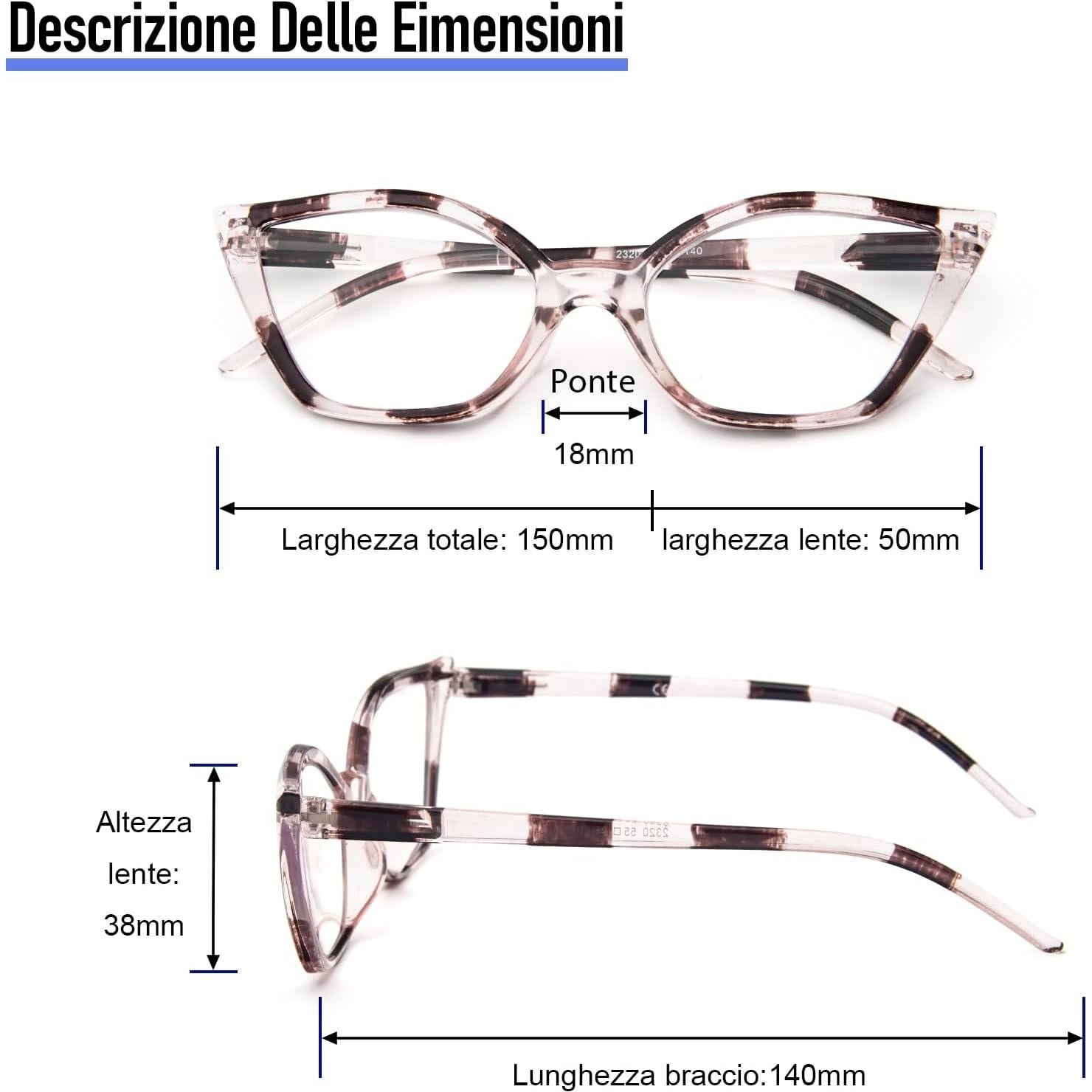 Gafas de lectura DXYXYO 3 pares anti luz azul estilo gato
