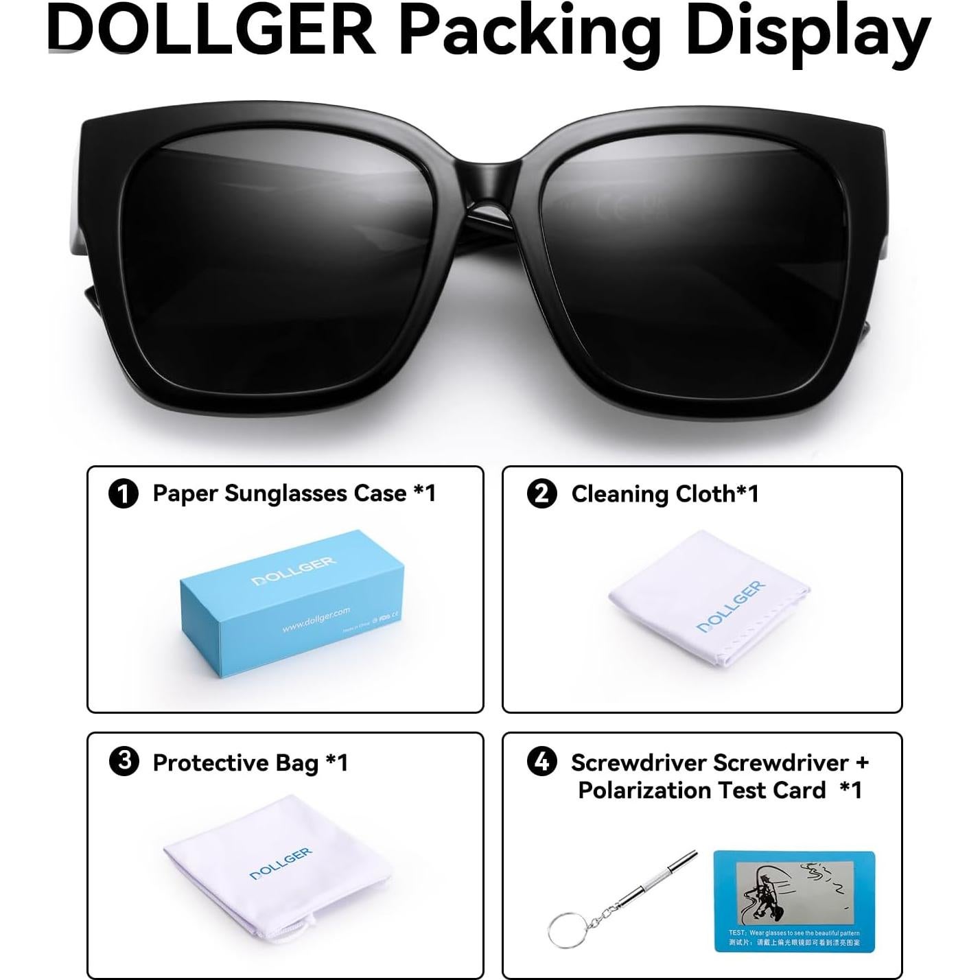 Gafas de Sol Polarizadas para Usar Sobre Gafas - UV400