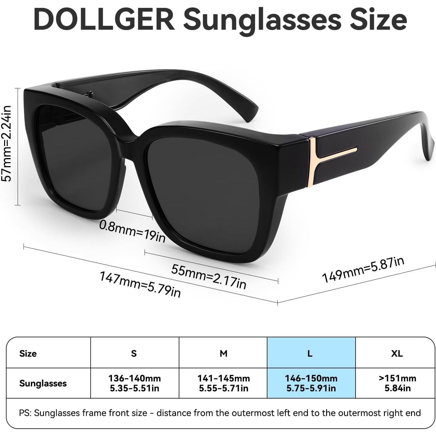 Gafas de Sol Polarizadas TR90 para Usar sobre Gafas UV400