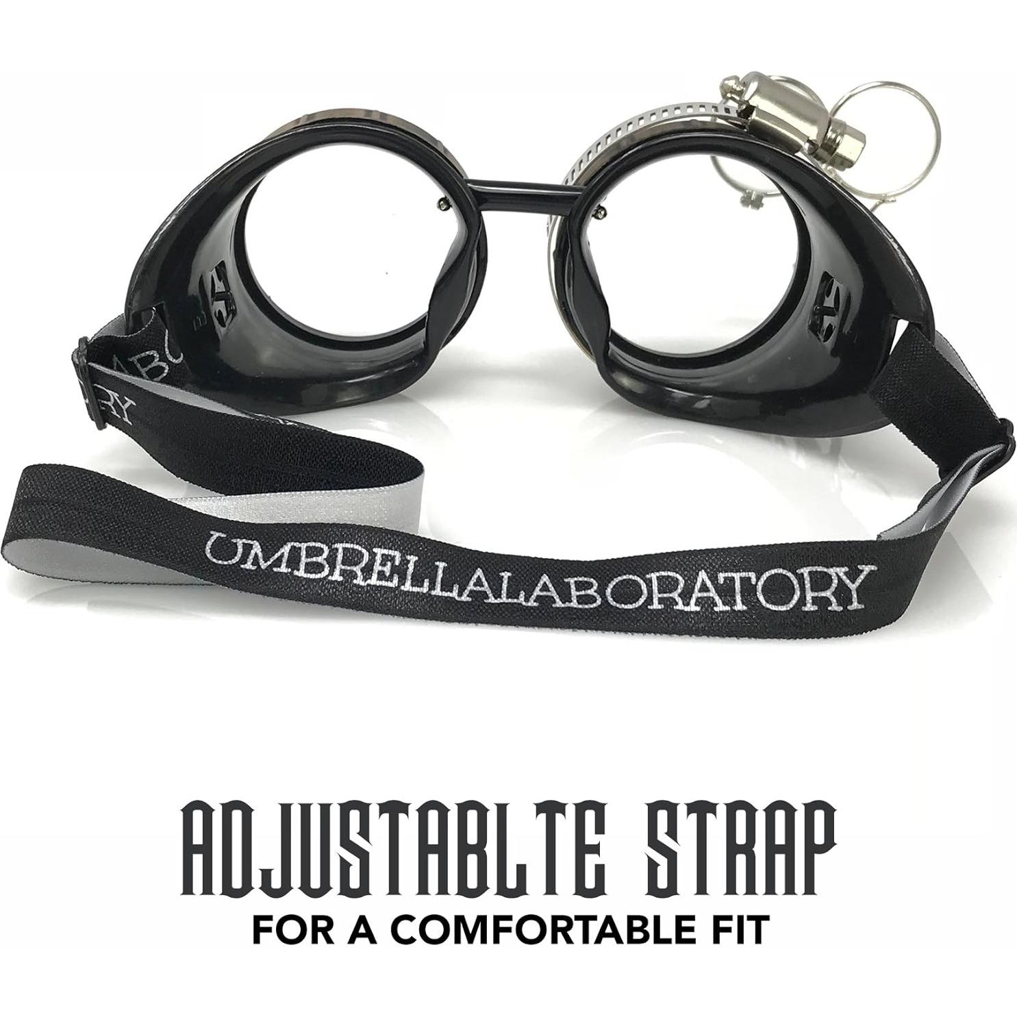 Gafas Steampunk Victoriano con Lentes de Lupa Ajustables