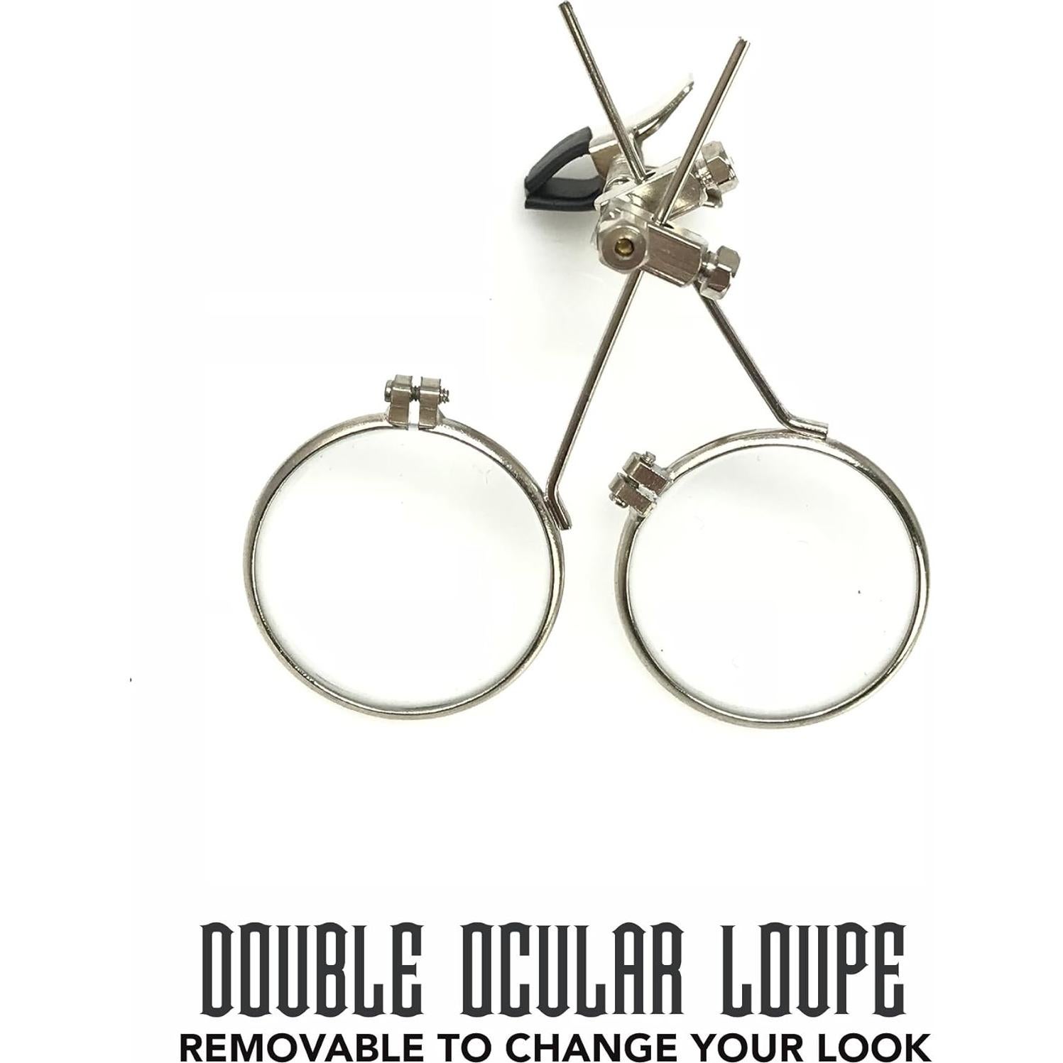 Gafas Steampunk Victoriano con Lentes de Lupa Ajustables