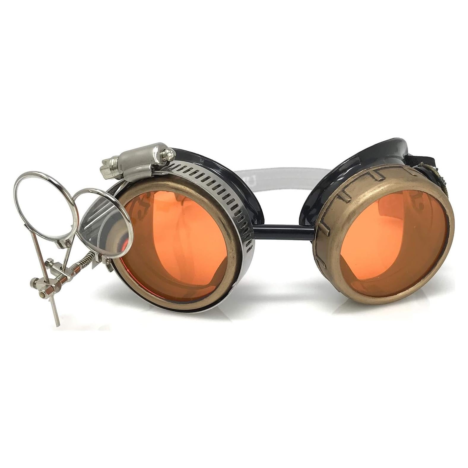 Gafas Steampunk UMBRELLALABORATORY con Lentes de Color