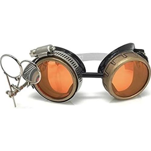 Gafas Steampunk UMBRELLALABORATORY con Lentes de Color