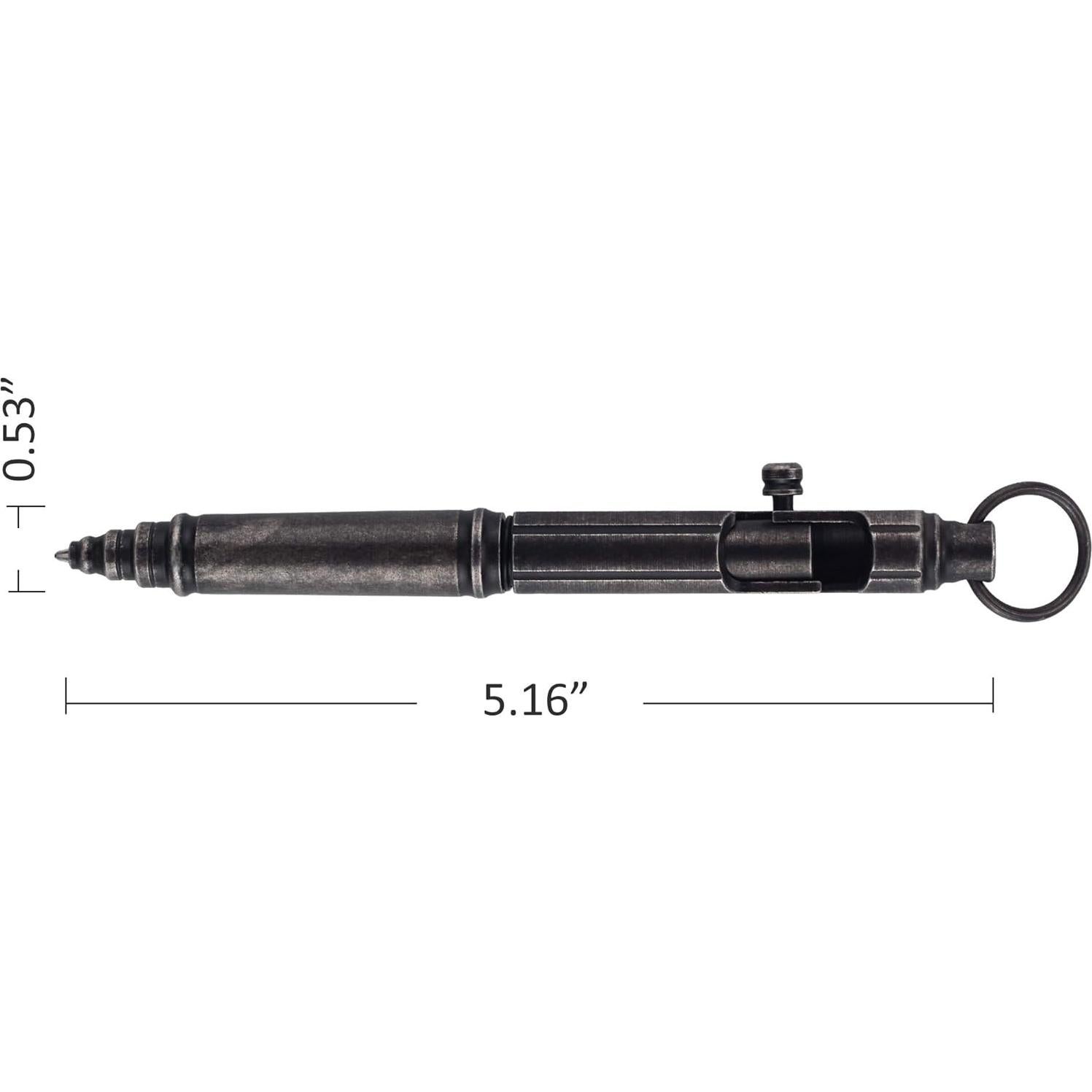 Bolígrafo SMOOTHERPRO Acero Inoxidable Negro 0.5mm