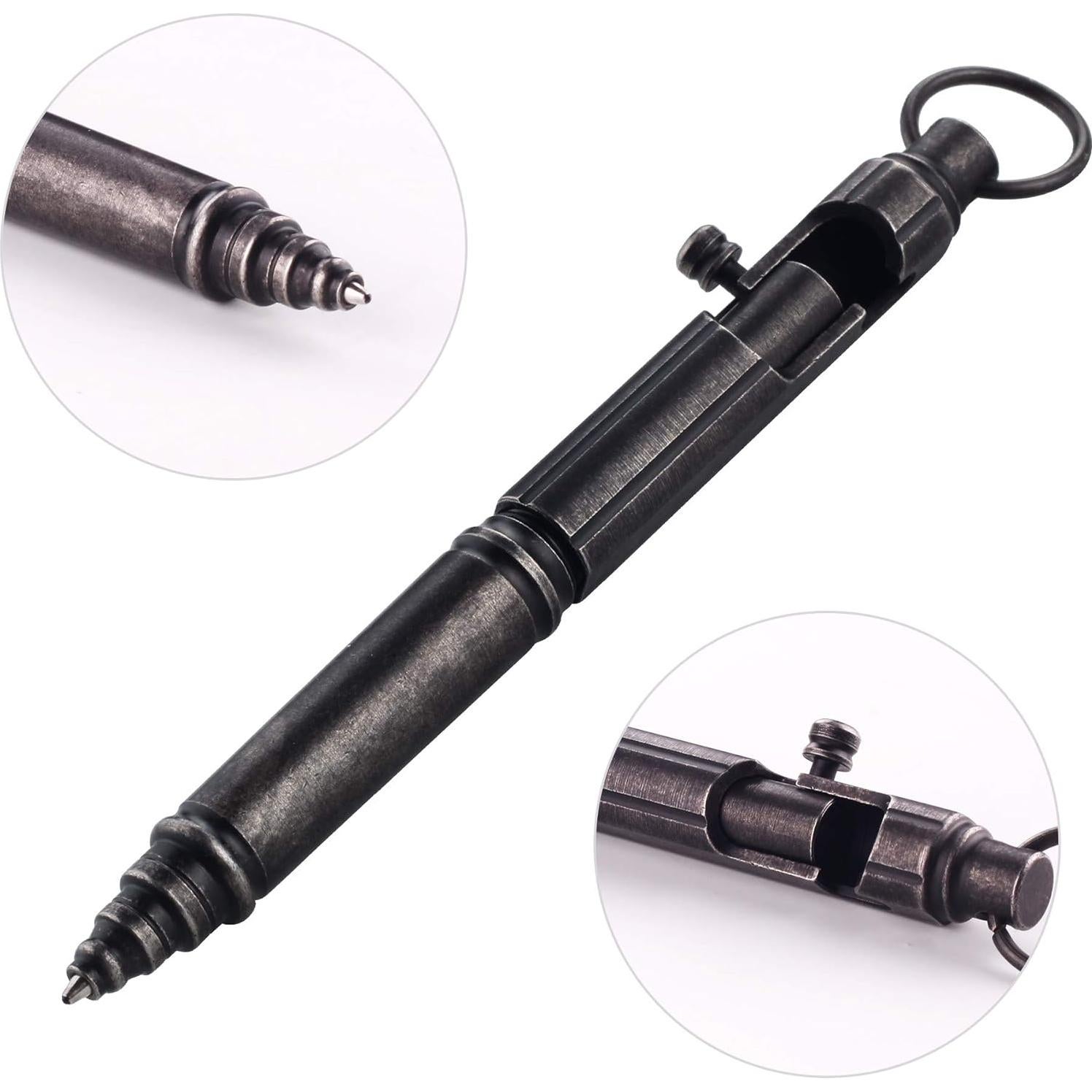 Bolígrafo SMOOTHERPRO Acero Inoxidable Negro 0.5mm