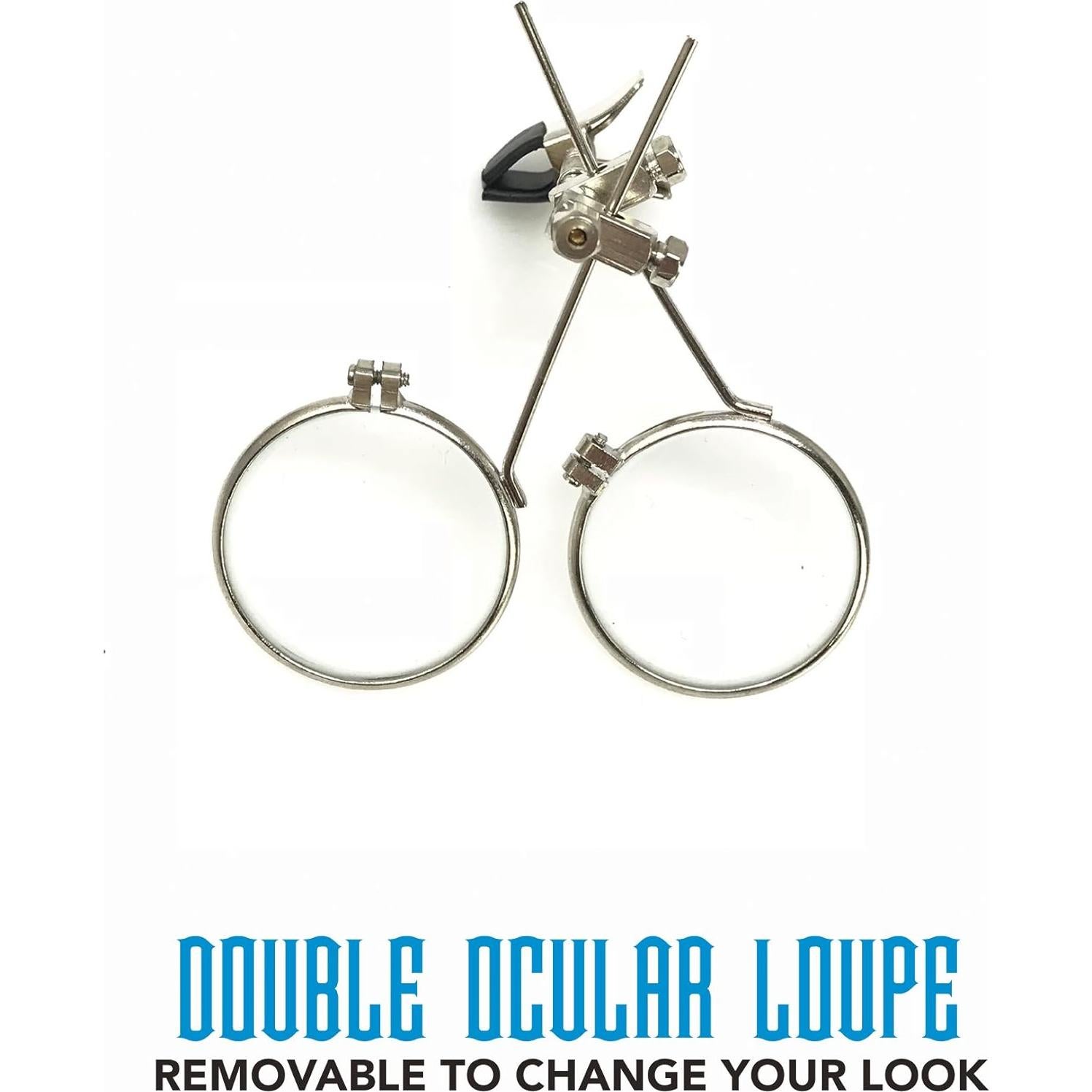 Gafas Steampunk Victoriano con Lentes de Lupa y Color