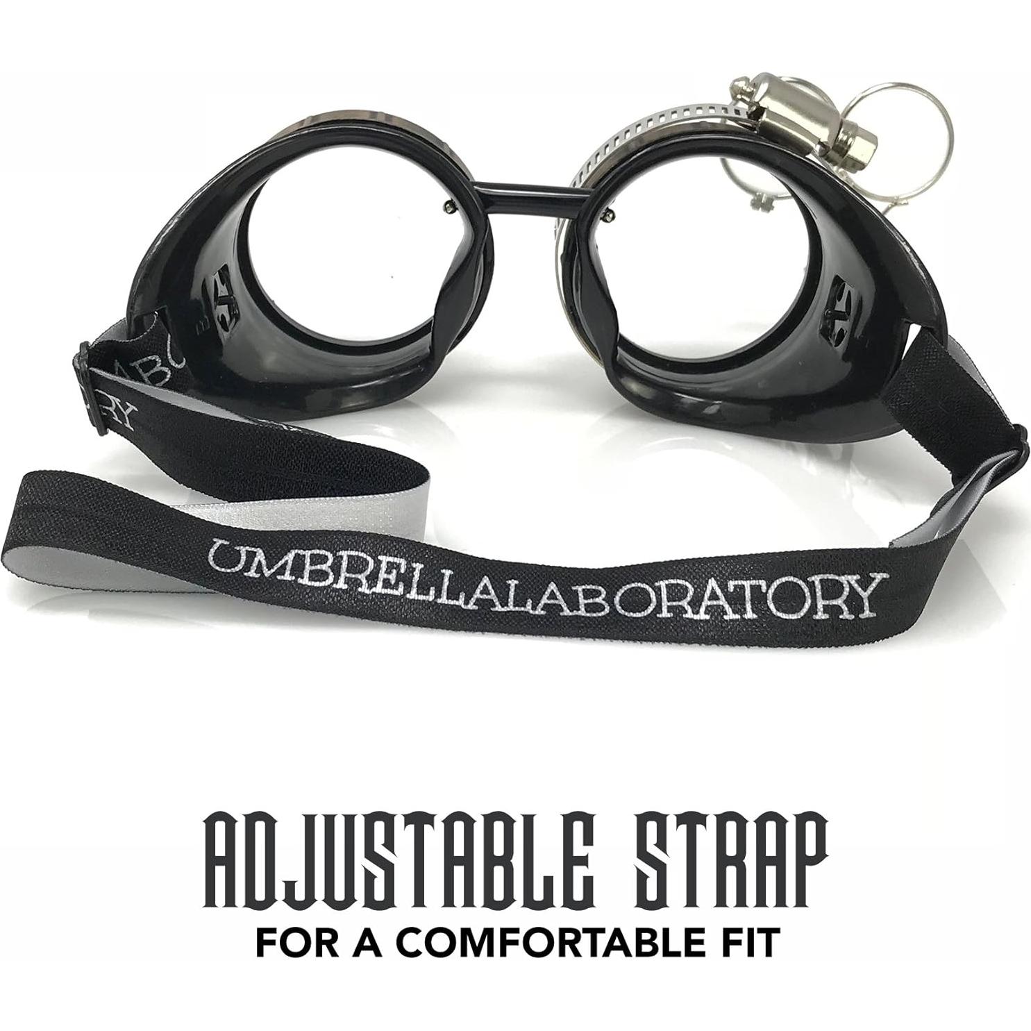 Gafas Steampunk UMBRELLALABORATORY con Lentes de Prisma 3D