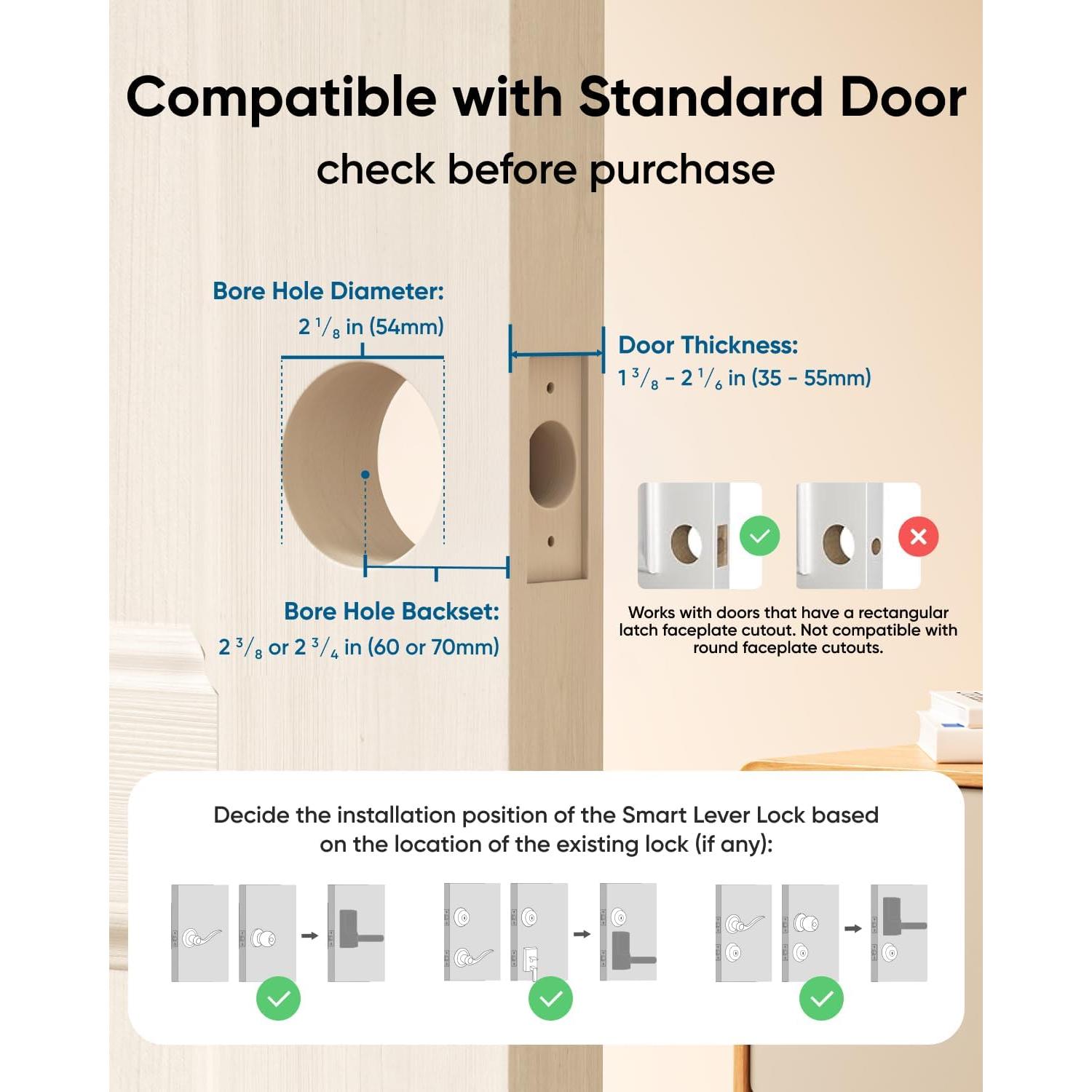 Cerradura Inteligente eufy C33 con Huella Dactilar y Wi-Fi