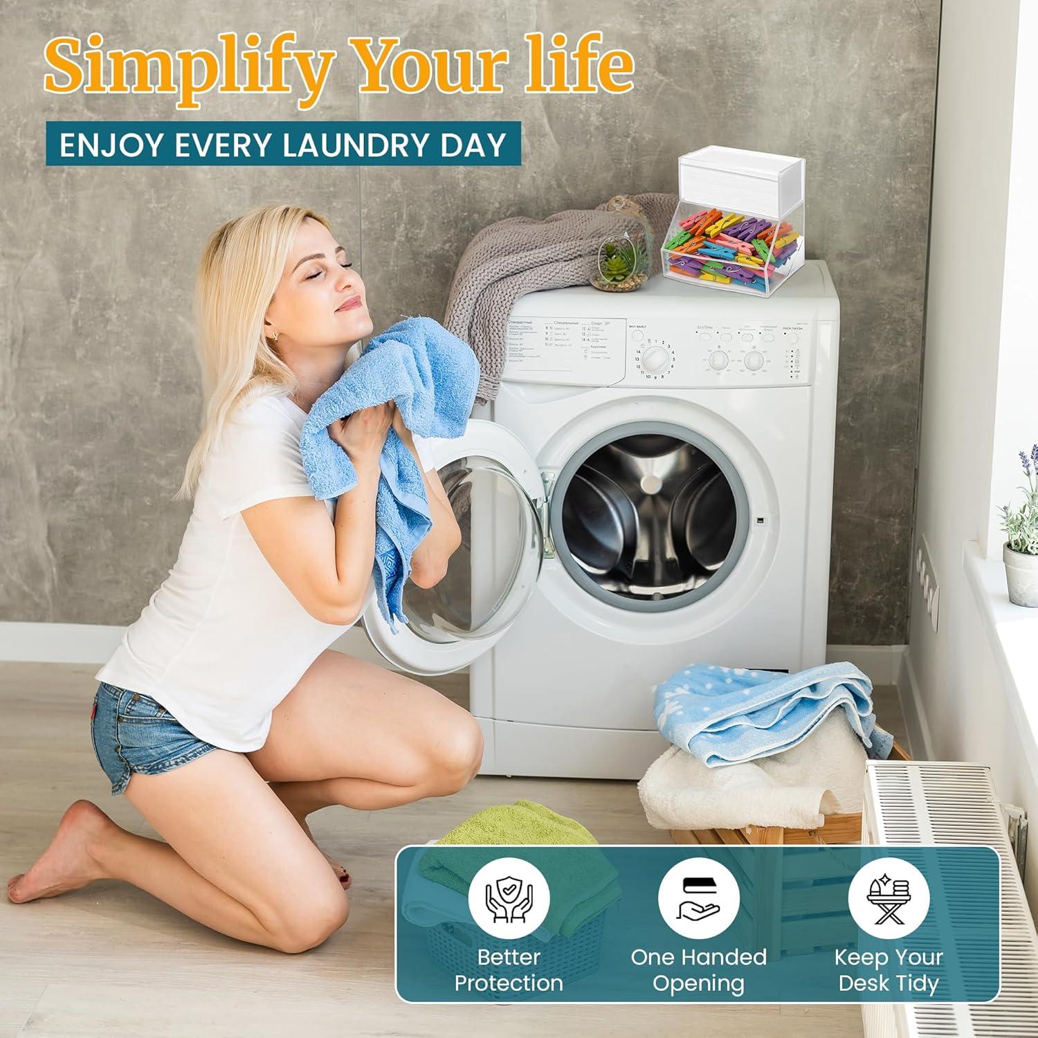 Contenedor de Almacenamiento Acrílico Joyurney 2 Compartimentos