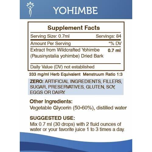 Extracto Líquido Sin Alcohol de Yohimbe 59.15 ml - Secretos de la Tribu