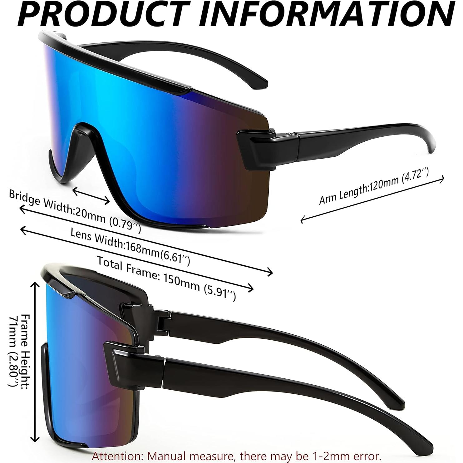 Gafas de Ciclismo FEISEDY B2944 UV400 Marco Negro