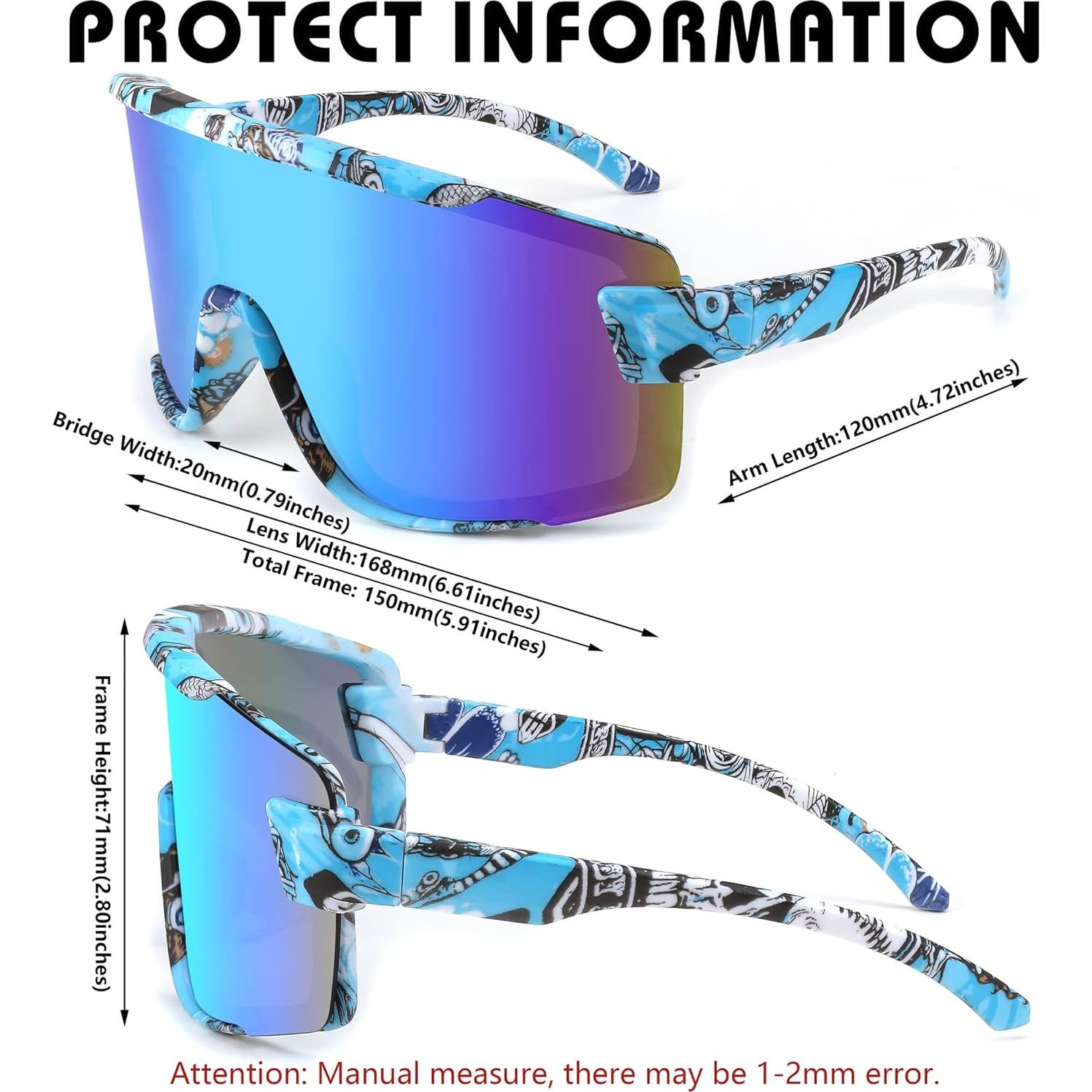 Gafas de Ciclismo FEISEDY B2944 Protección UV Lente Espejo