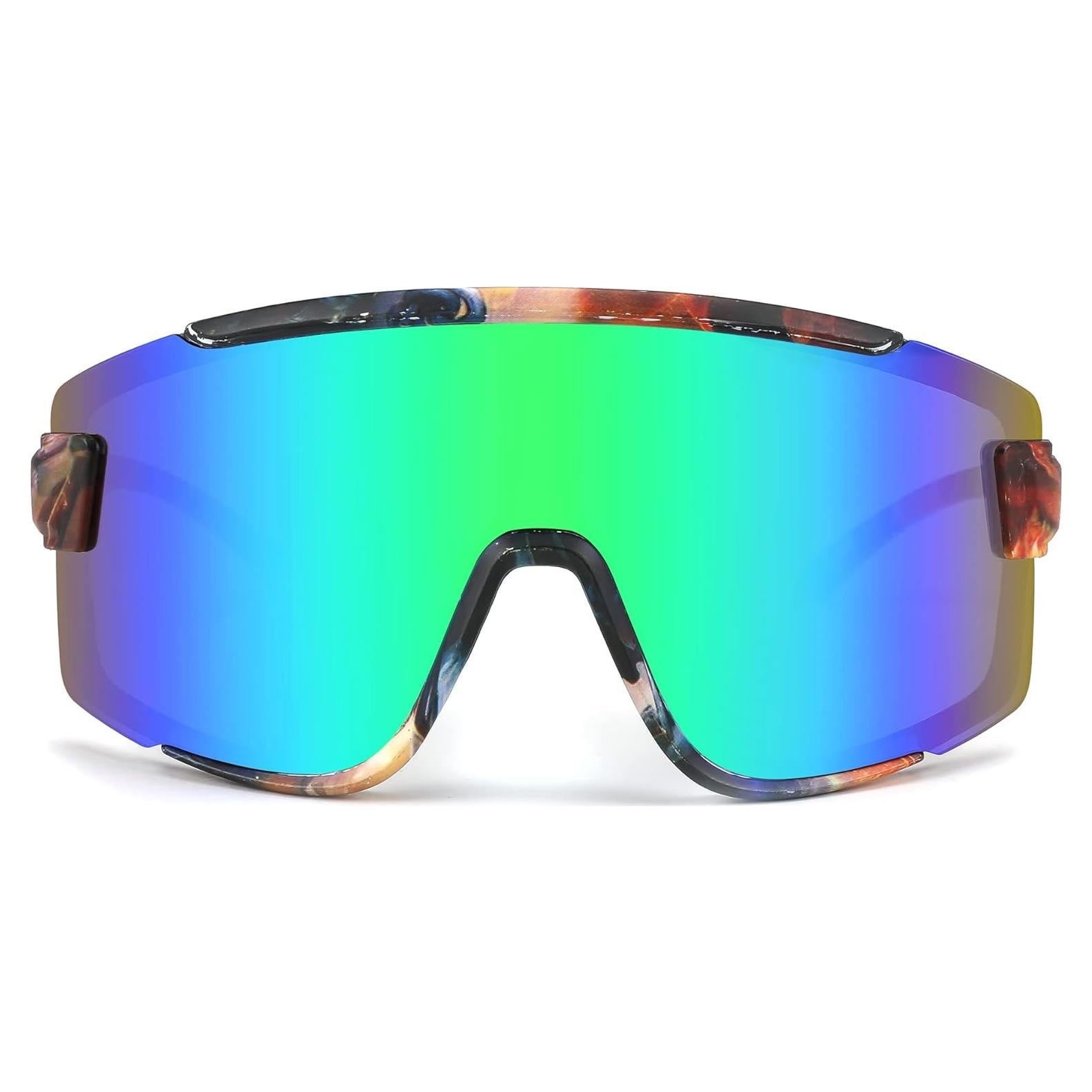 Gafas de Ciclismo FEISEDY B2944 UV400 Verde Espejado