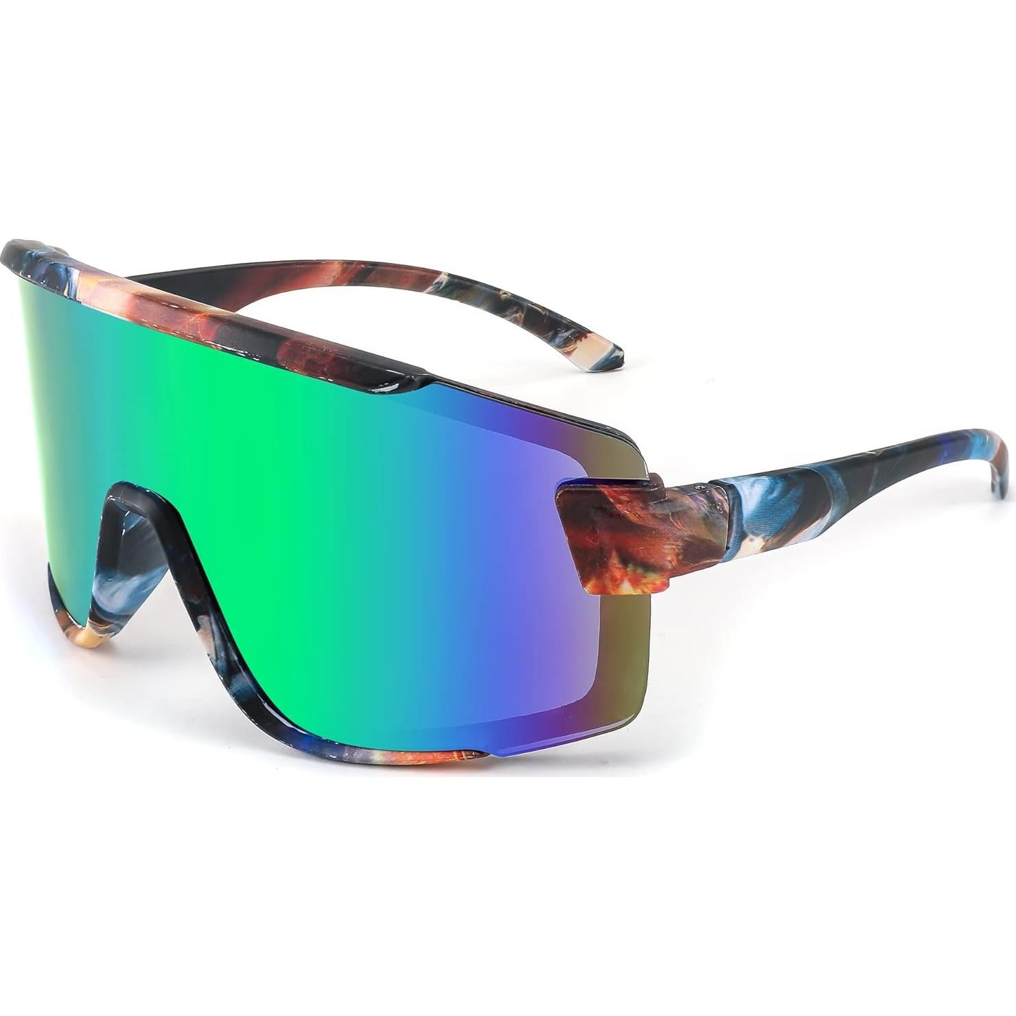Gafas de Ciclismo FEISEDY B2944 UV400 Verde Espejado