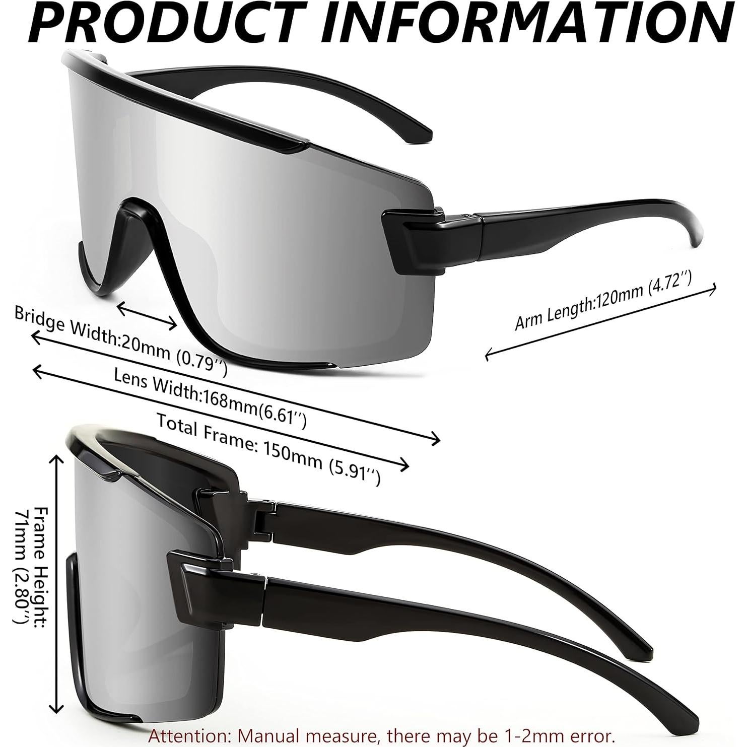 Gafas de Ciclismo FEISEDY B2944 UV400 Marco Negro