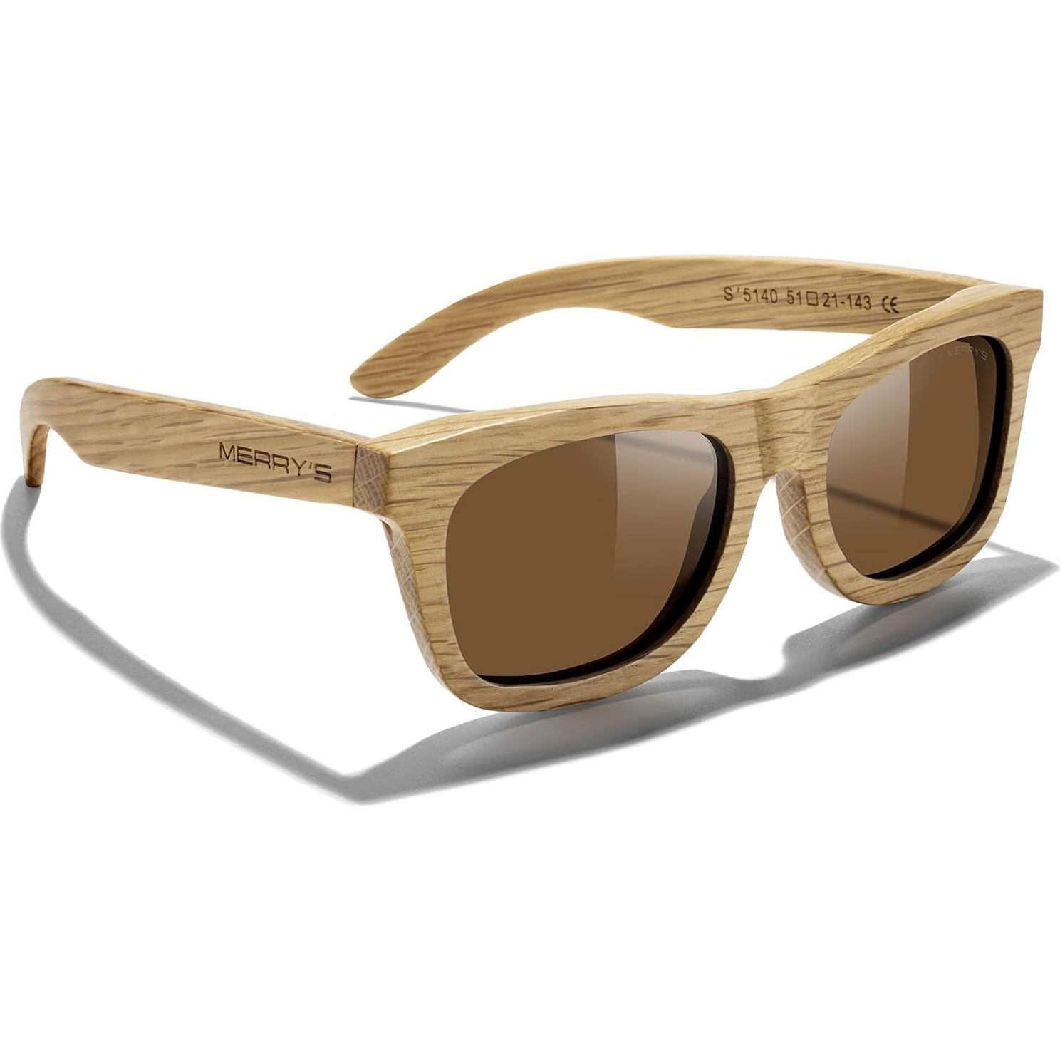 Gafas de sol MERRY'S polarizadas vintage 100% UV marrón