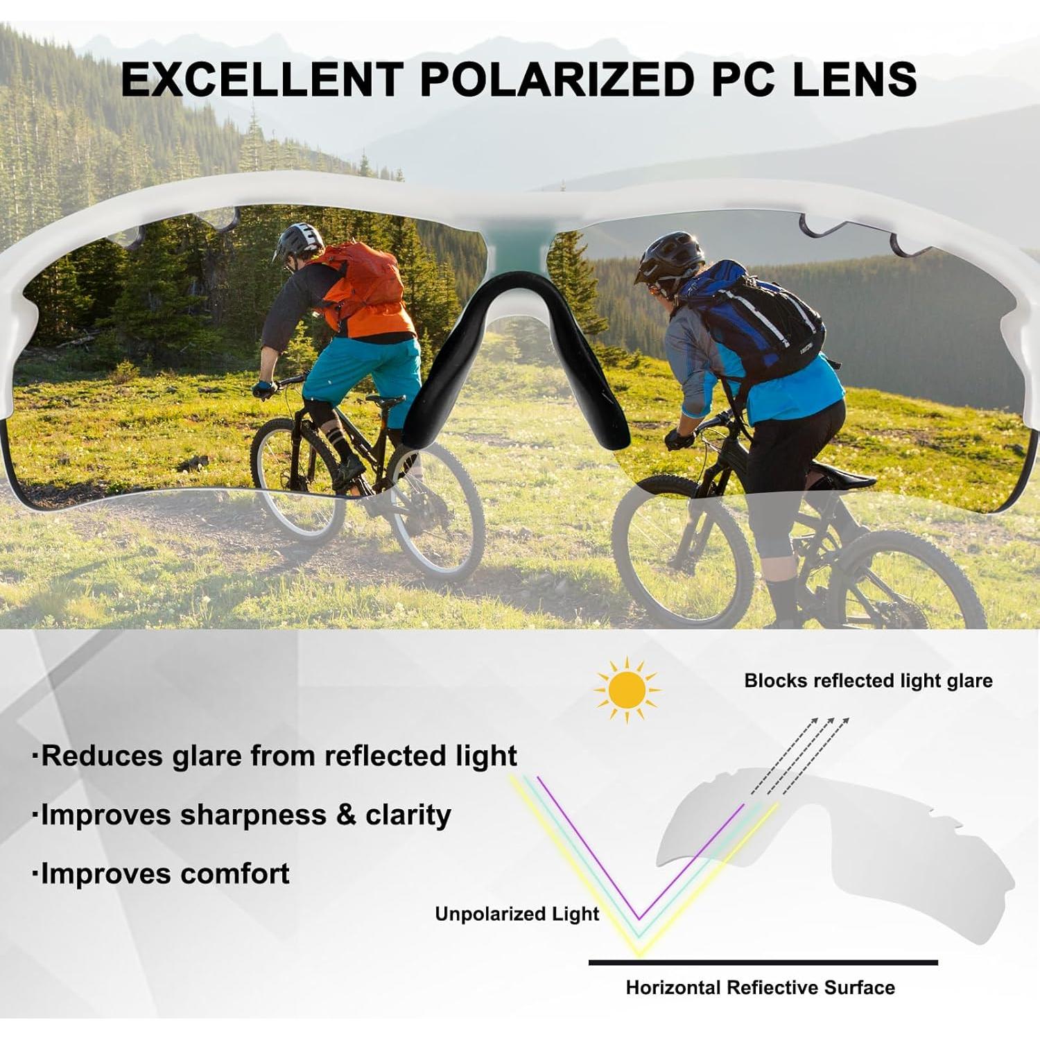 Gafas de sol deportivas BangLong con 5 lentes UV400