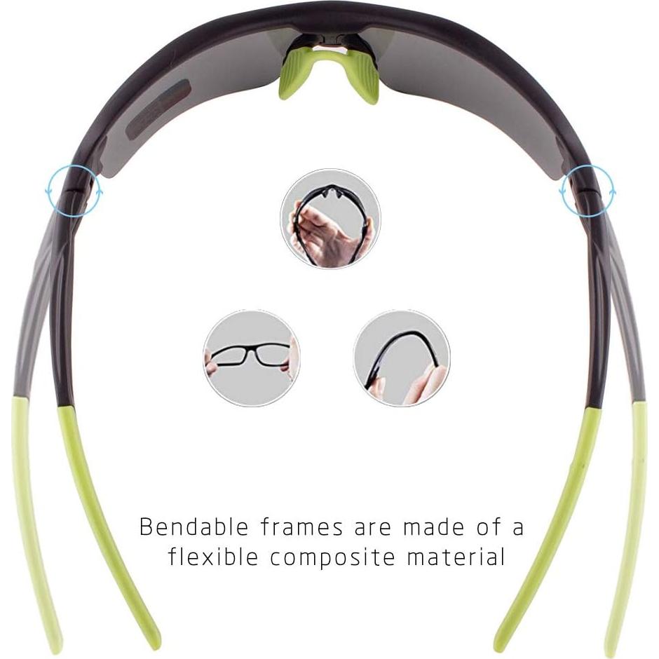 Gafas de sol deportivas BangLong con 5 lentes UV400