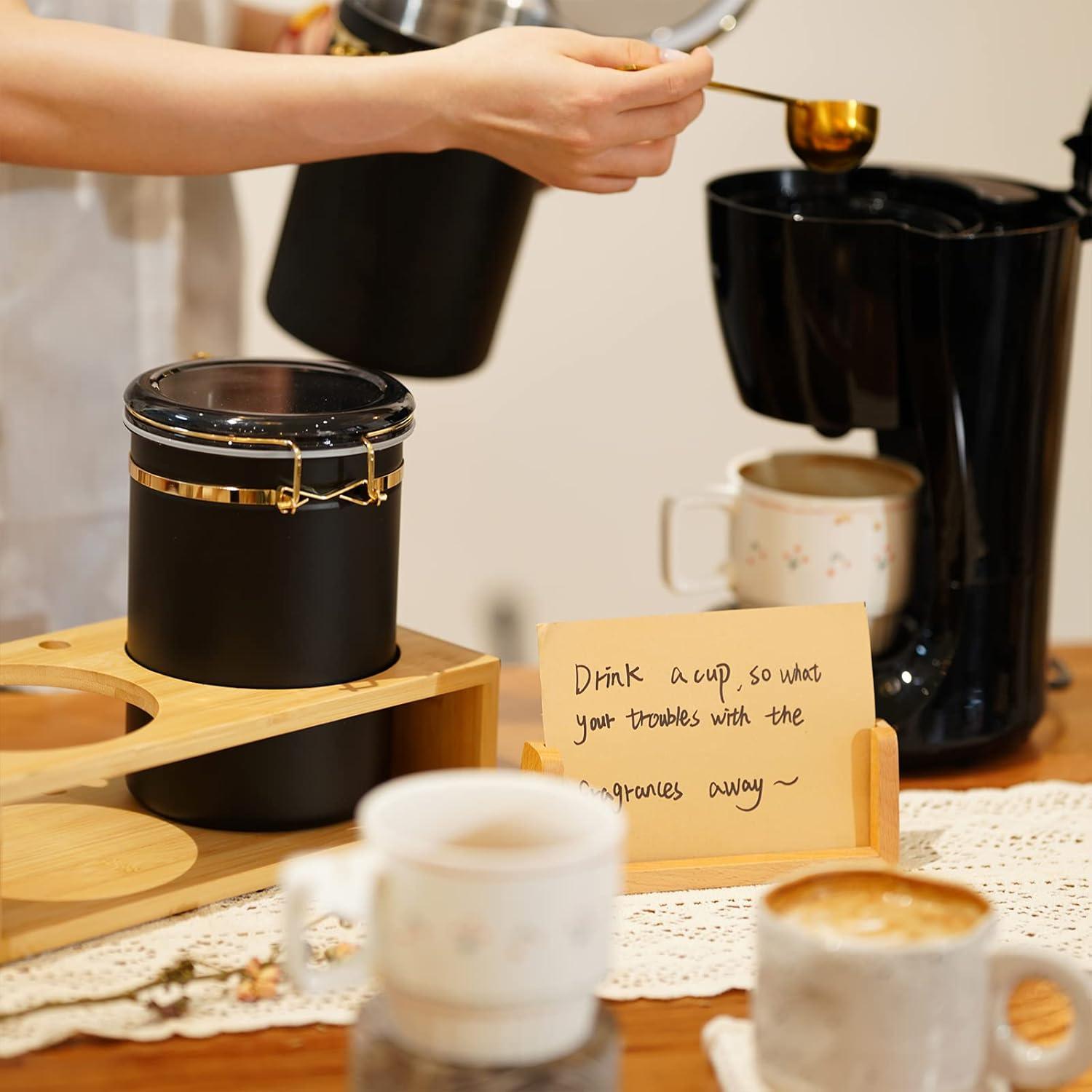 Tarros de Café Herméticos Yangbaga 2 x 1.77L Acero Inoxidable