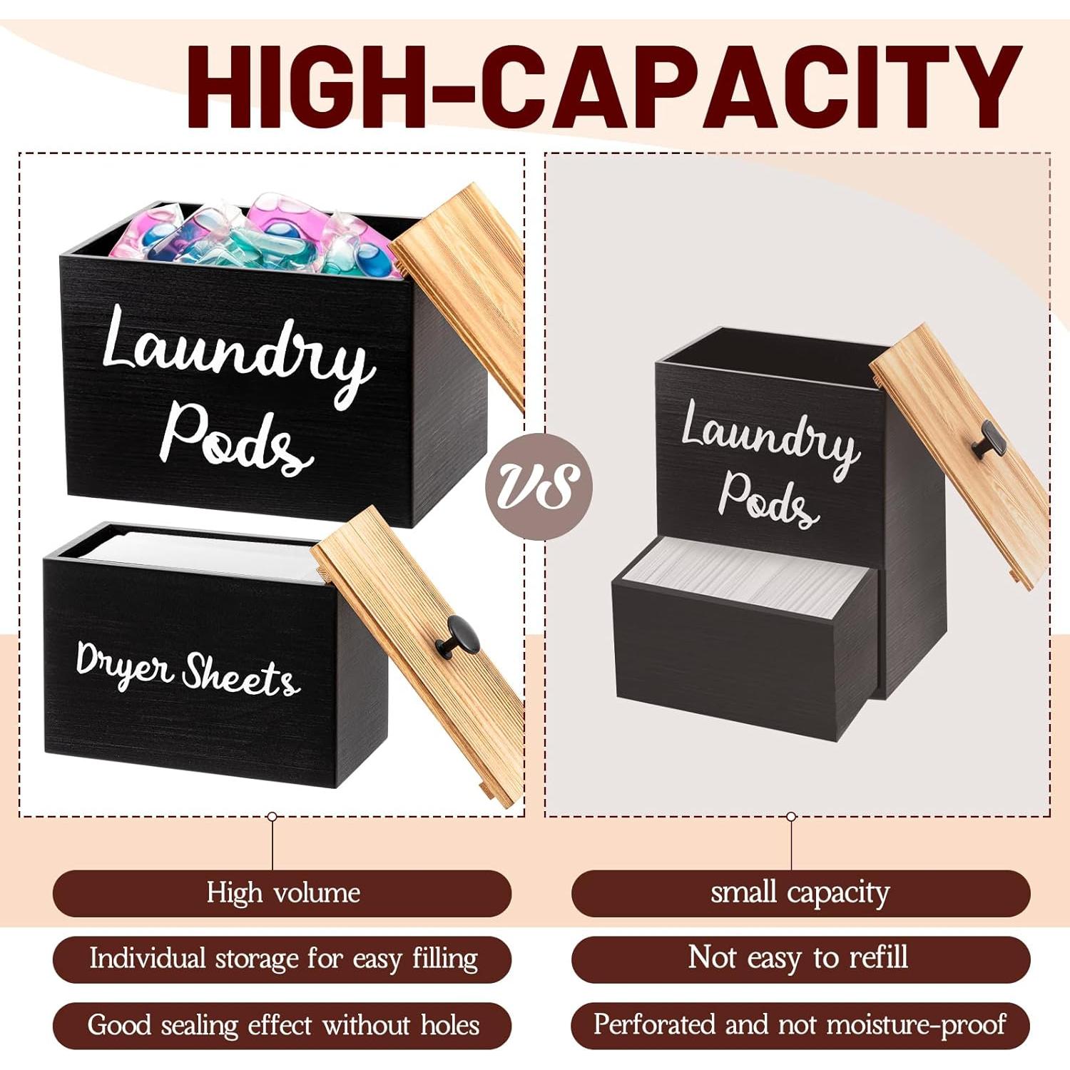 Organizador de Lavadero Dandat 4 Pcs - Soporte y Contenedores