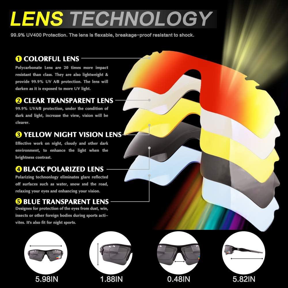 Gafas de sol deportivas BangLong con 5 lentes intercambiables