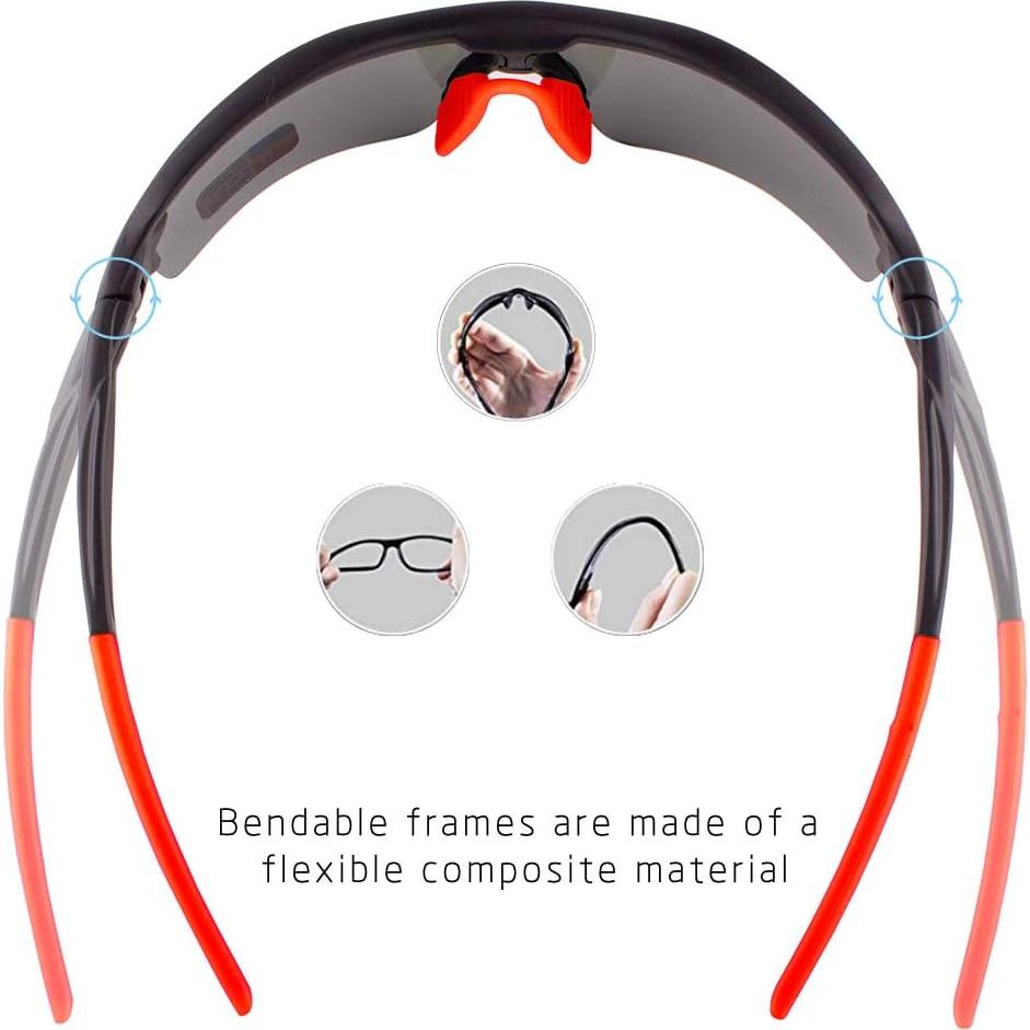 Gafas de sol deportivas BangLong con 5 lentes intercambiables