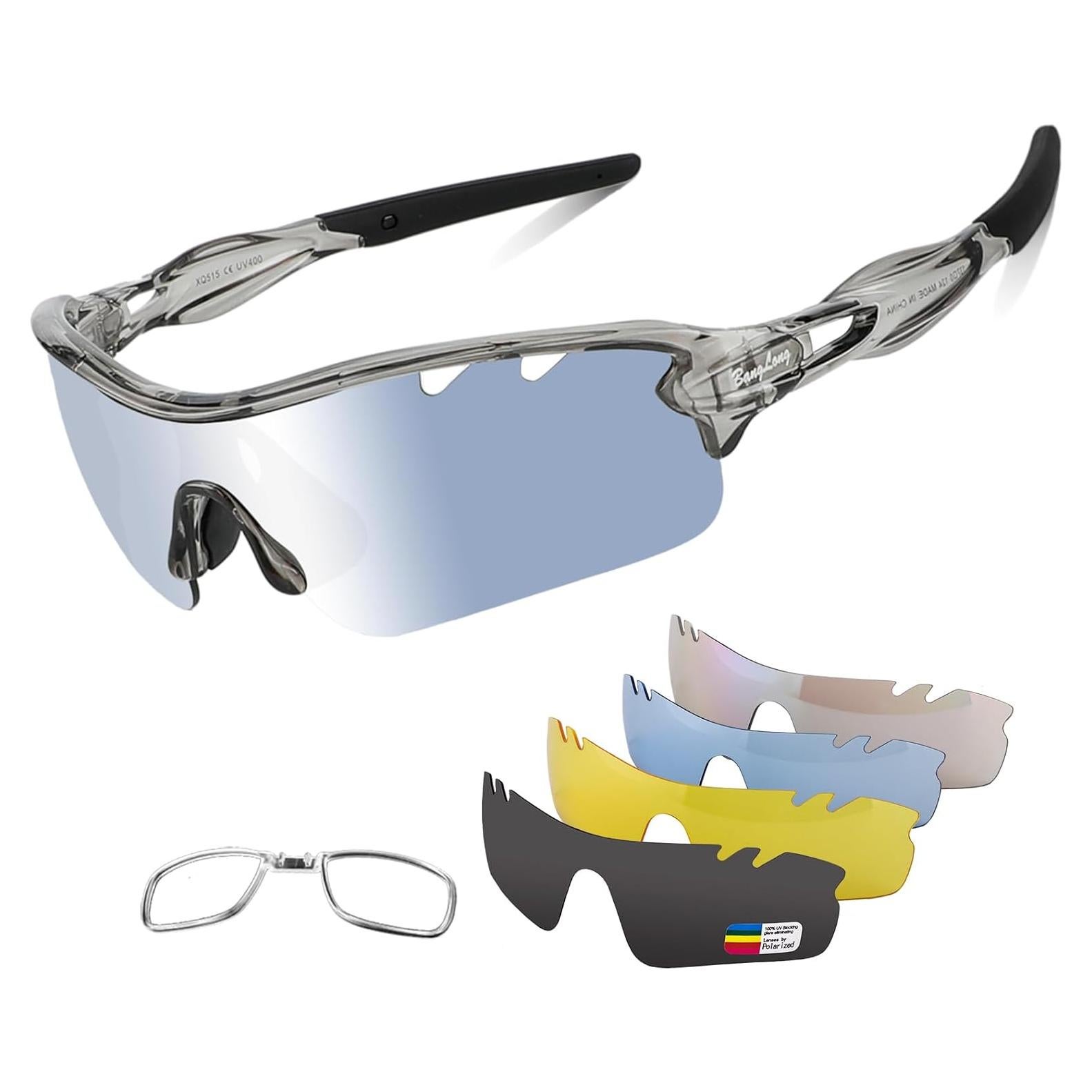Gafas de sol deportivas BangLong con 5 lentes UV400