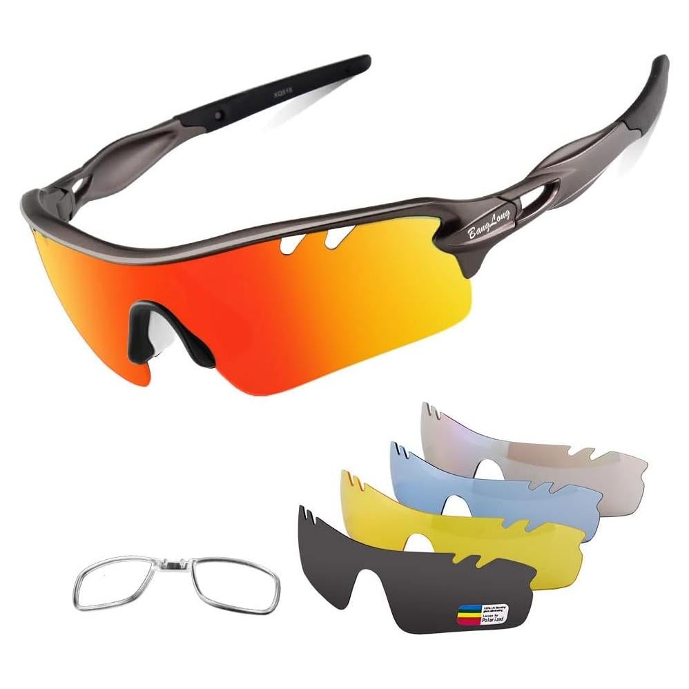 Gafas de sol deportivas BangLong con 5 lentes UV400