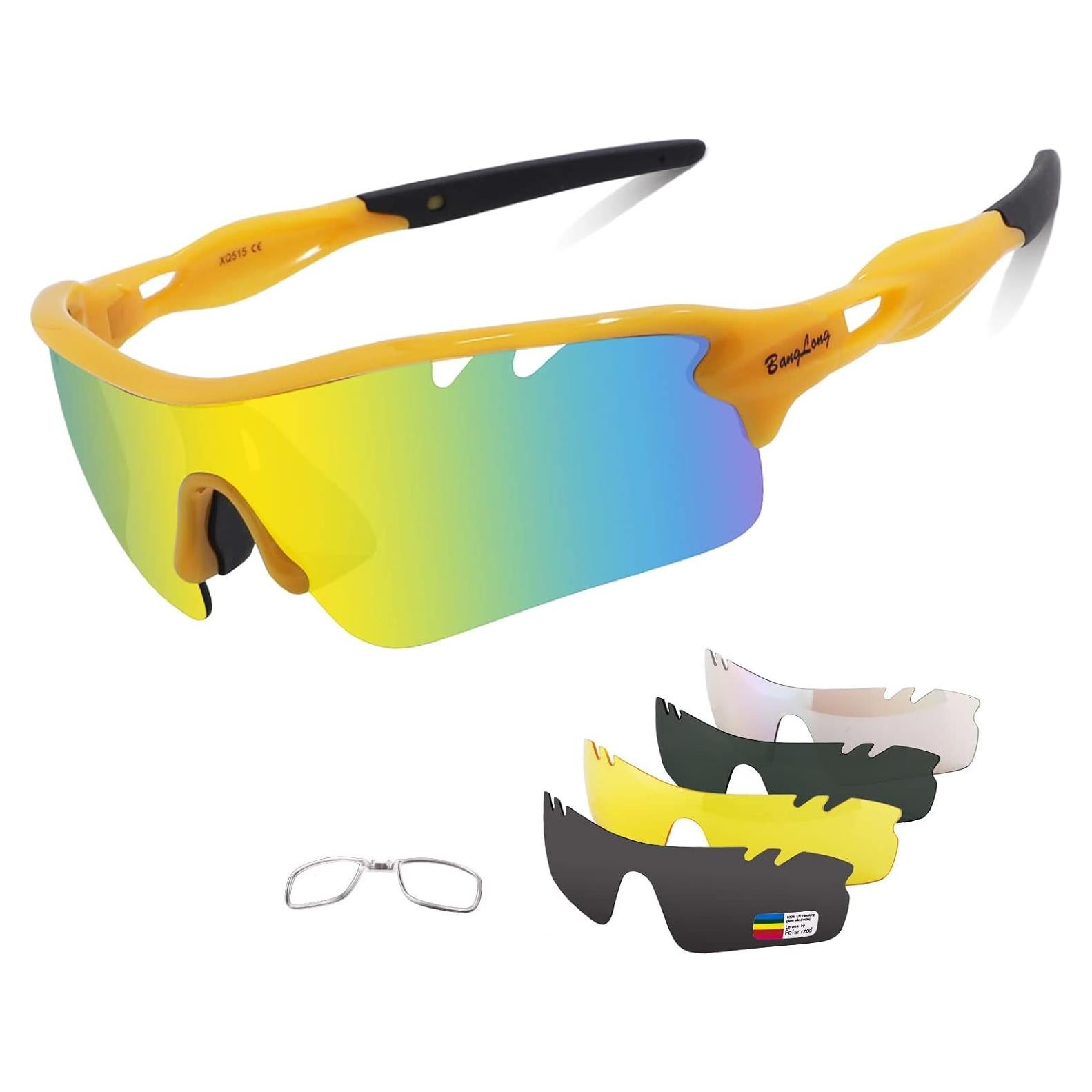 Gafas de sol deportivas BangLong con 5 lentes UV400