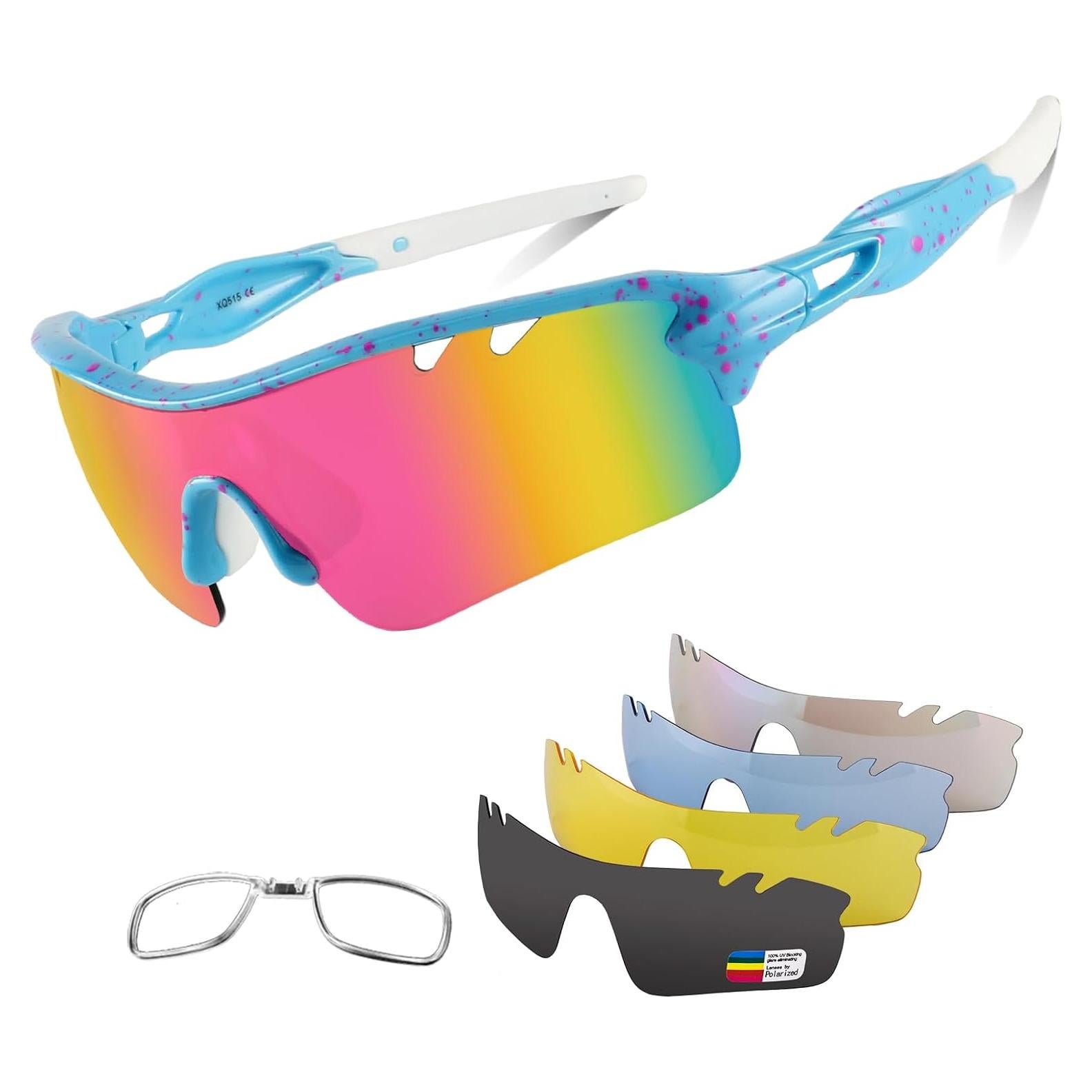 Gafas de sol deportivas BangLong con 5 lentes UV400