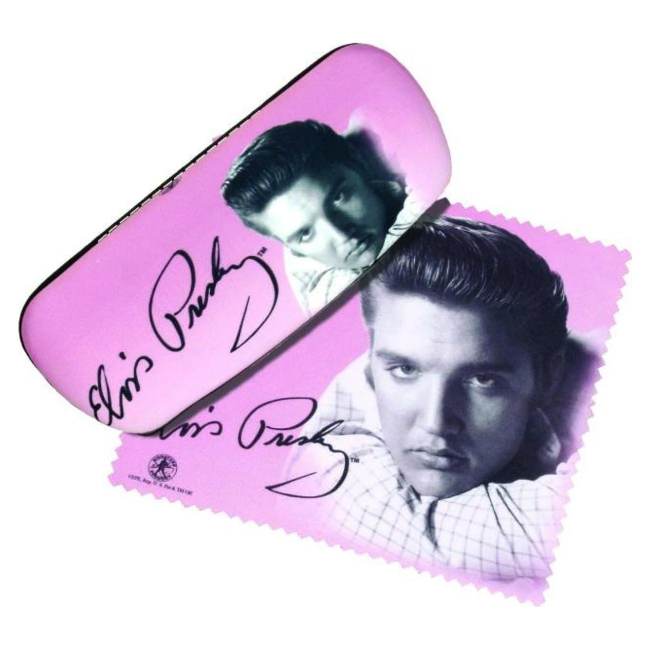 Funda para Gafas Spoontiques Elvis Rosa con Paño