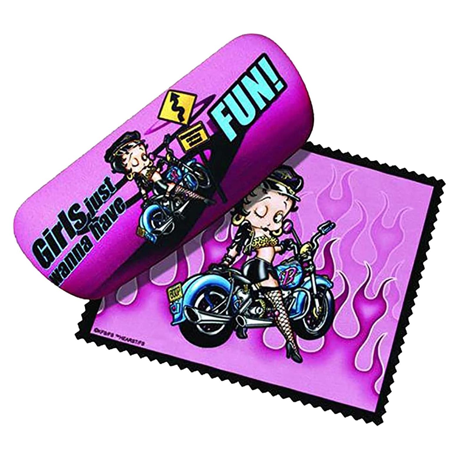 Estuche para Gafas Spoontiques Betty Boop Motociclista