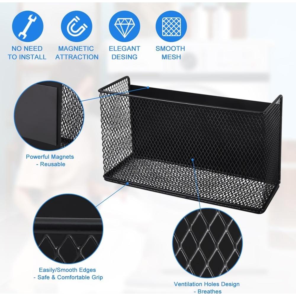 Estante Magnético Picowe para Refrigerador y Lavadora - Negro