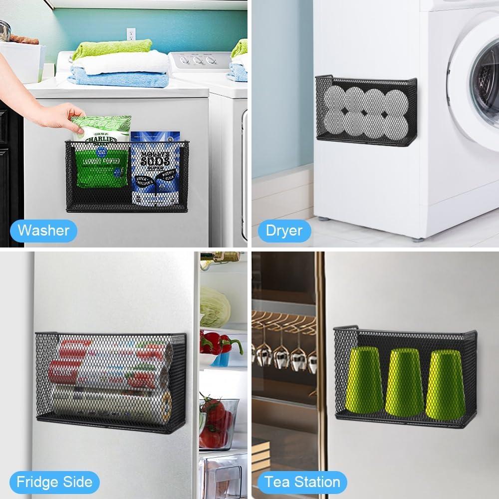 Estante Magnético Picowe para Refrigerador y Lavadora - Negro