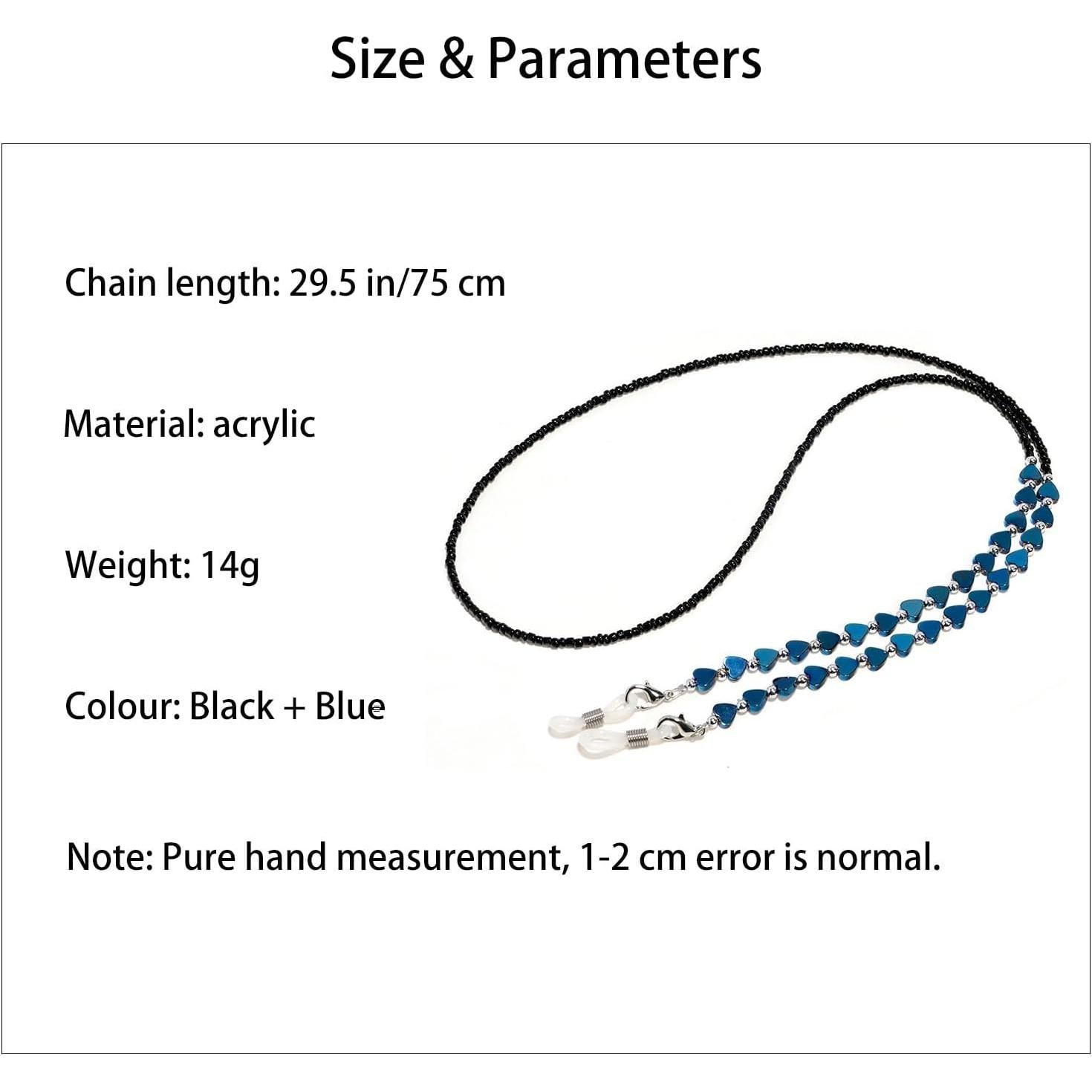 Cadena de Gafas BILIONE Unisex Azul Soporte Colgante