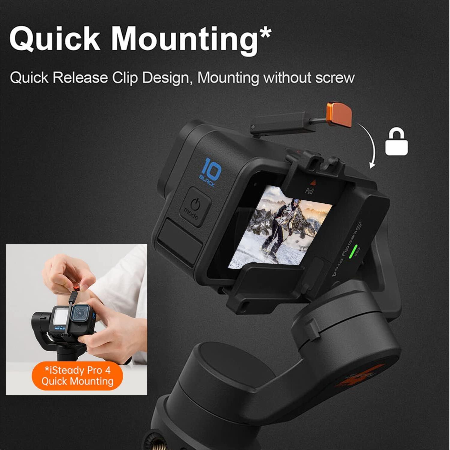 Estabilizador Hohem iSteady Pro 4 para cámaras de acción