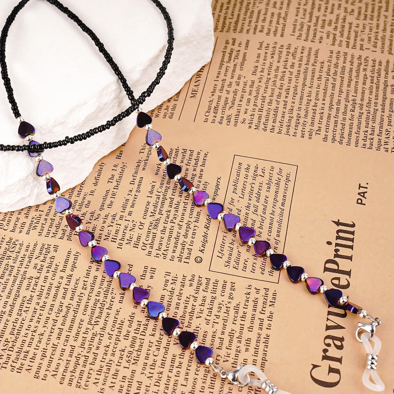 Cadena de Gafas BILIONE Unisex Púrpura Multifuncional