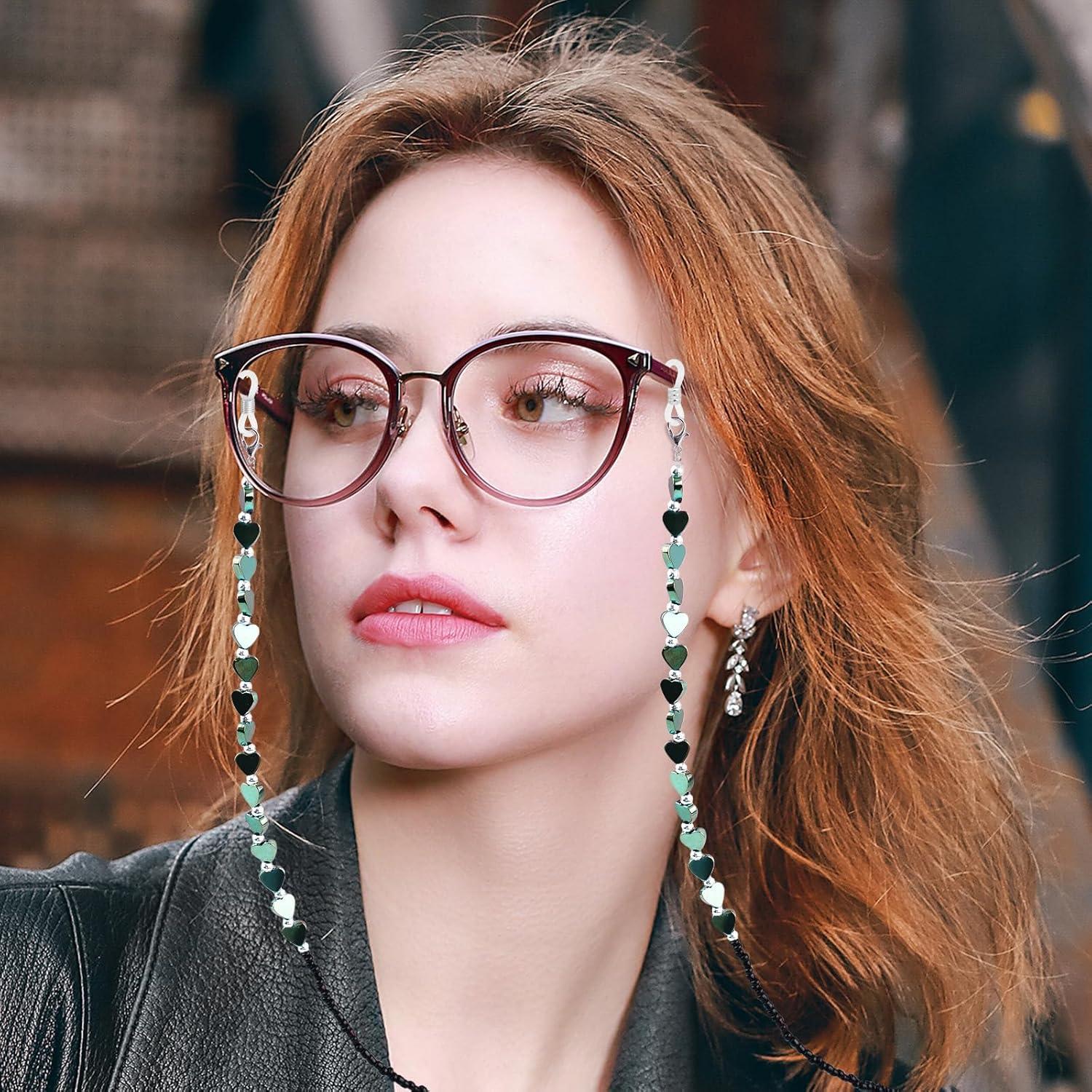 Cadena de Gafas BILIONE Verde Unisex, Soporte Multifuncional