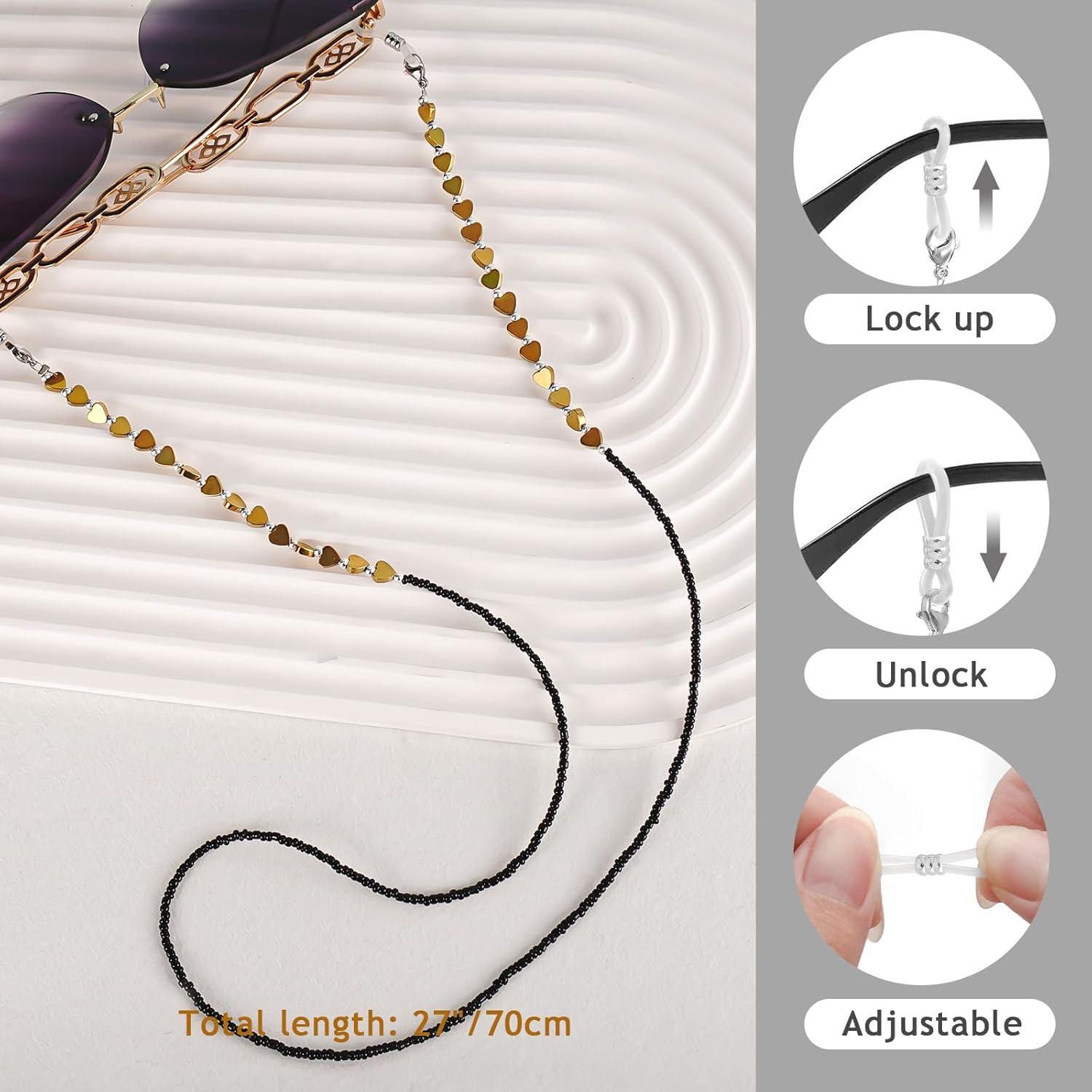 Cadena de Gafas BILIONE Unisex Amarillo Multifuncional