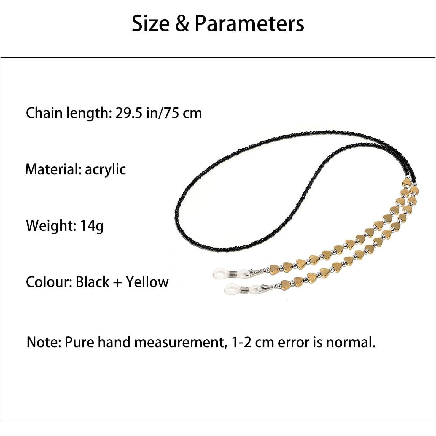 Cadena de Gafas BILIONE Unisex Amarillo Multifuncional