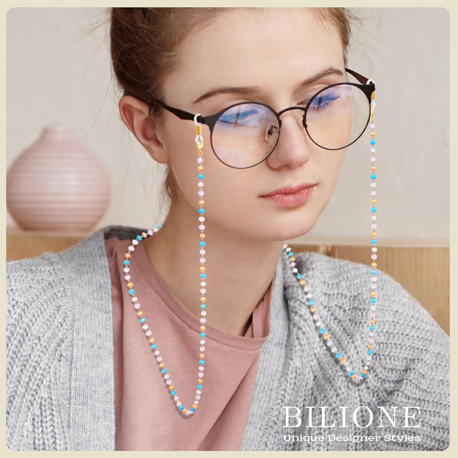 Cadena de Gafas BILIONE Unisex 70 cm Cuentas Acrílicas