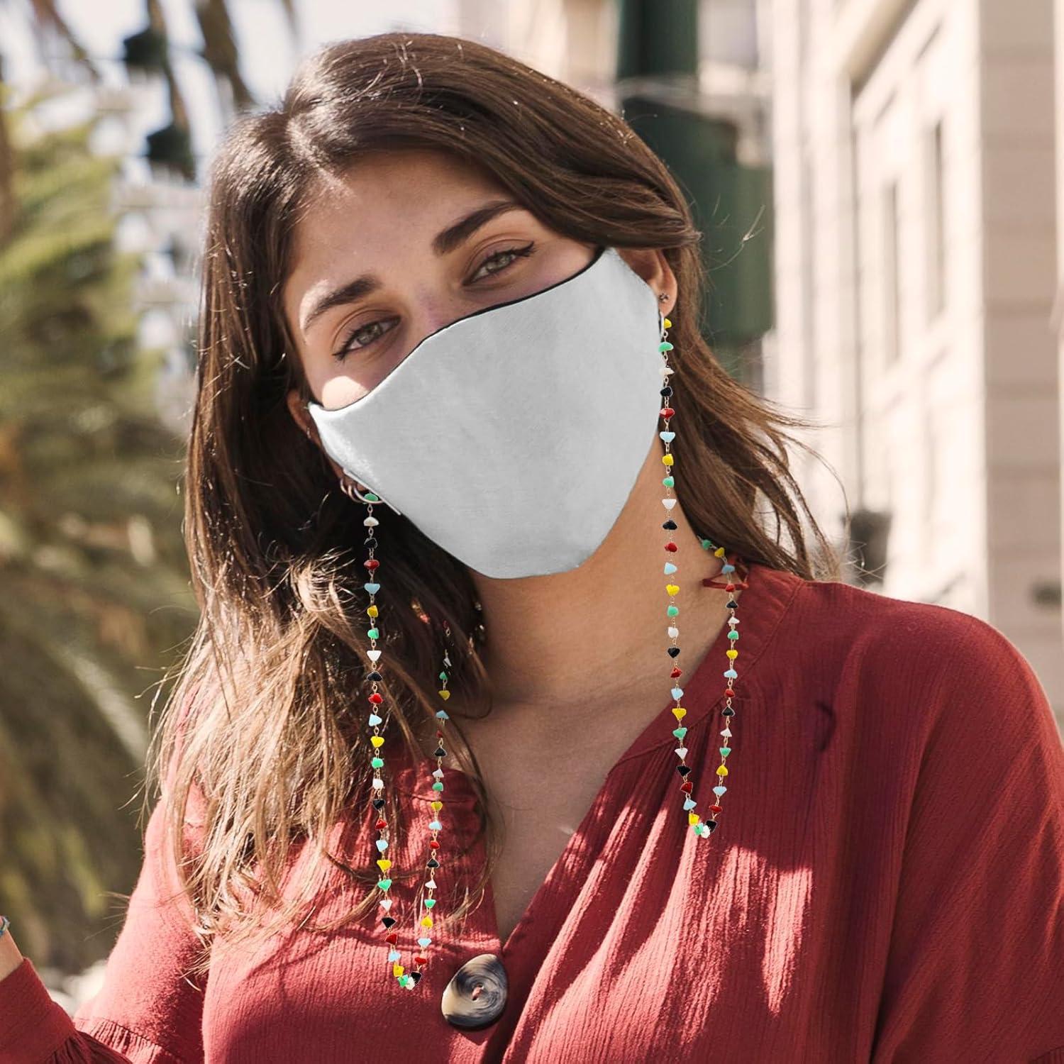 Cadena de Gafas BILIONE con Cuentas Coloridas 70 cm