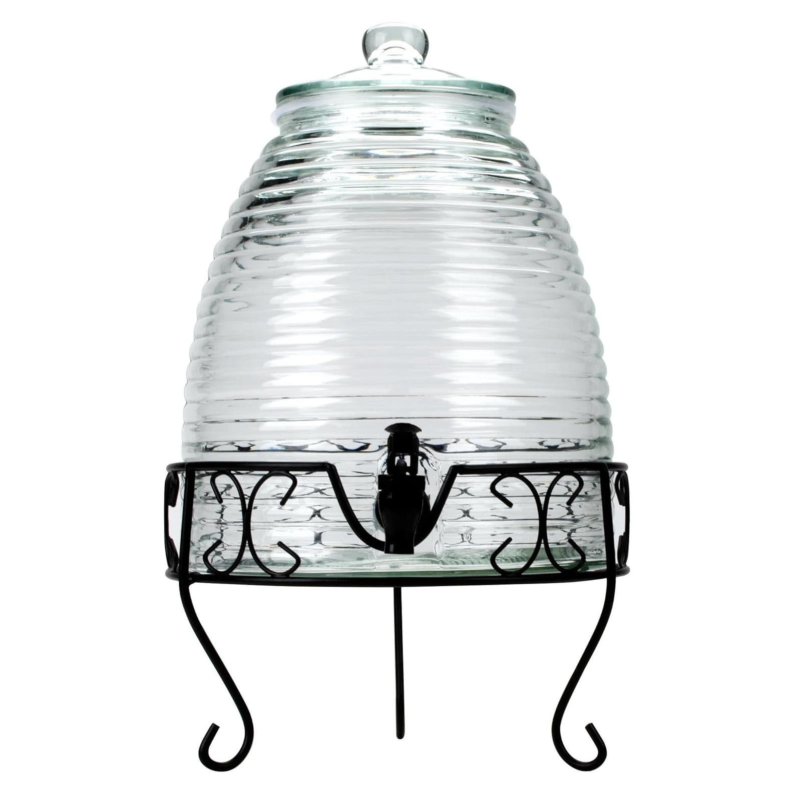 Dispensador de Bebidas de Vidrio 9.1L TableTop King con Soporte