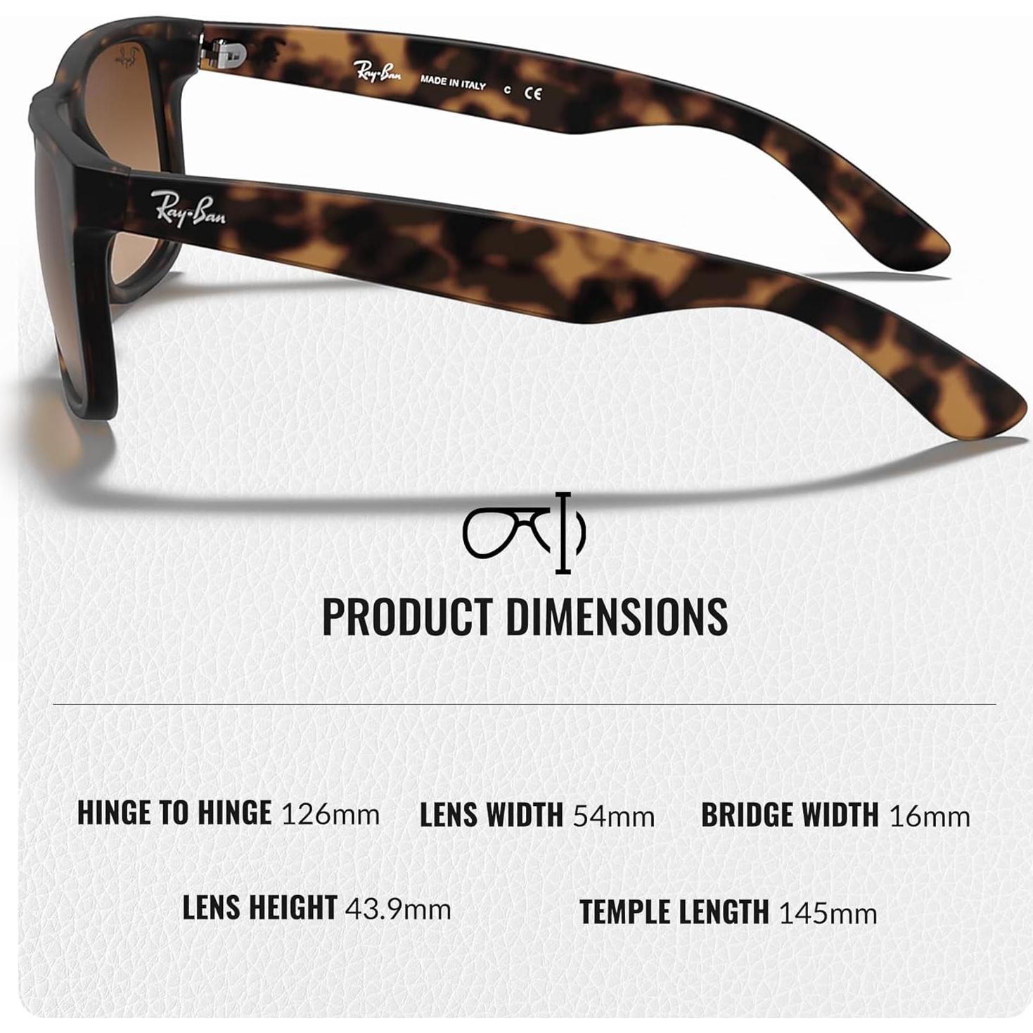 Gafas de Sol Ray-Ban RB4165 Justin Cuadradas 55mm