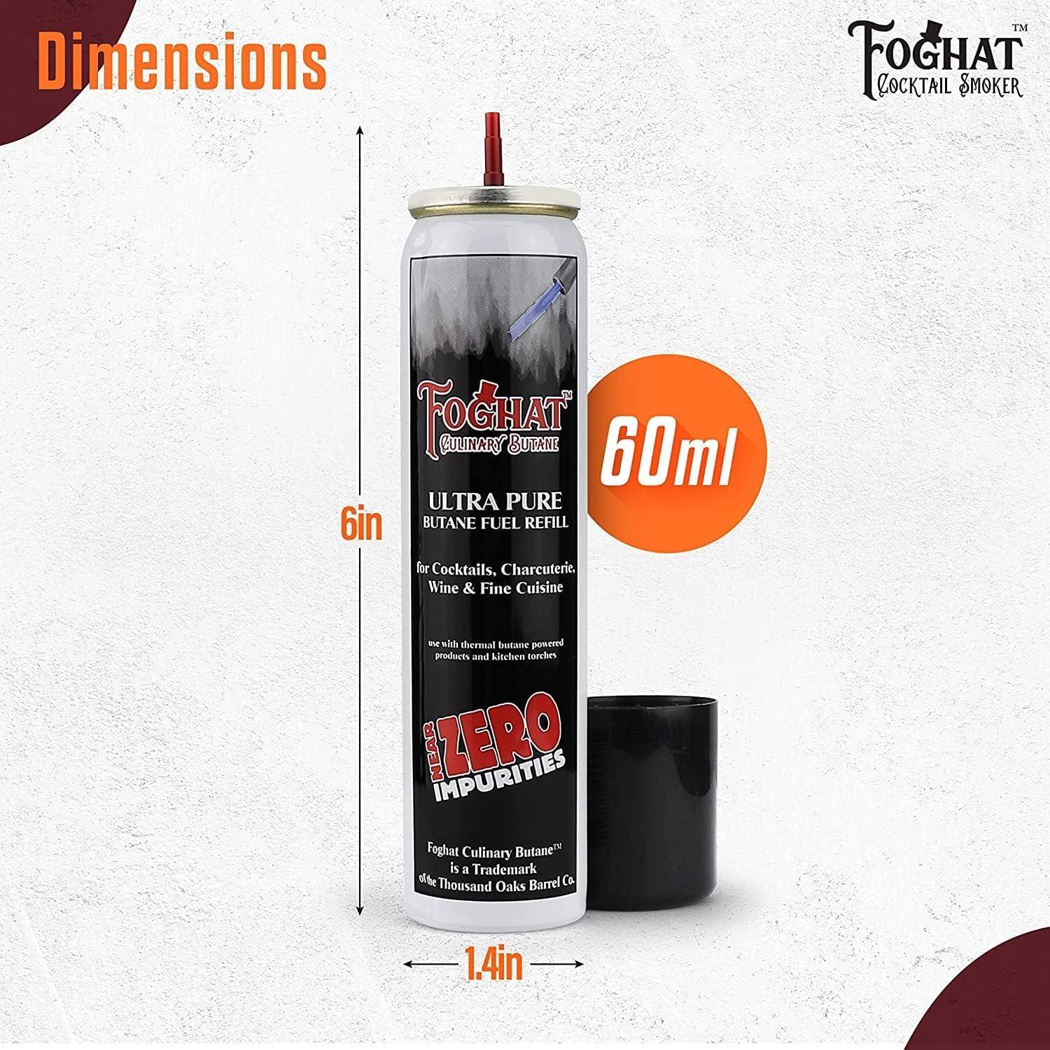 Recarga Butano Premium Foghat 60ml para Antorchas de Cocina