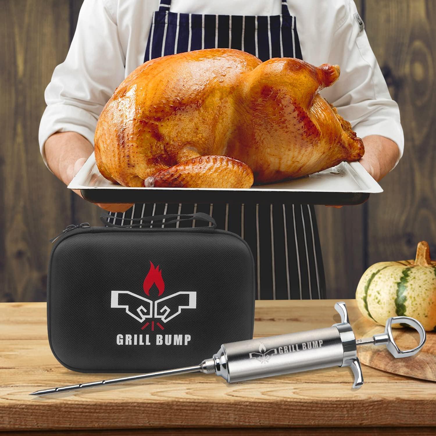 Kit de Jeringa para Inyección de Carne GRILL BUMP 2 oz con 3 Agujas